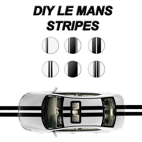 Gloss Black 5inx30ft Vinyl Film Tapes Kit for Cars – Blackout Vinyl Wrap