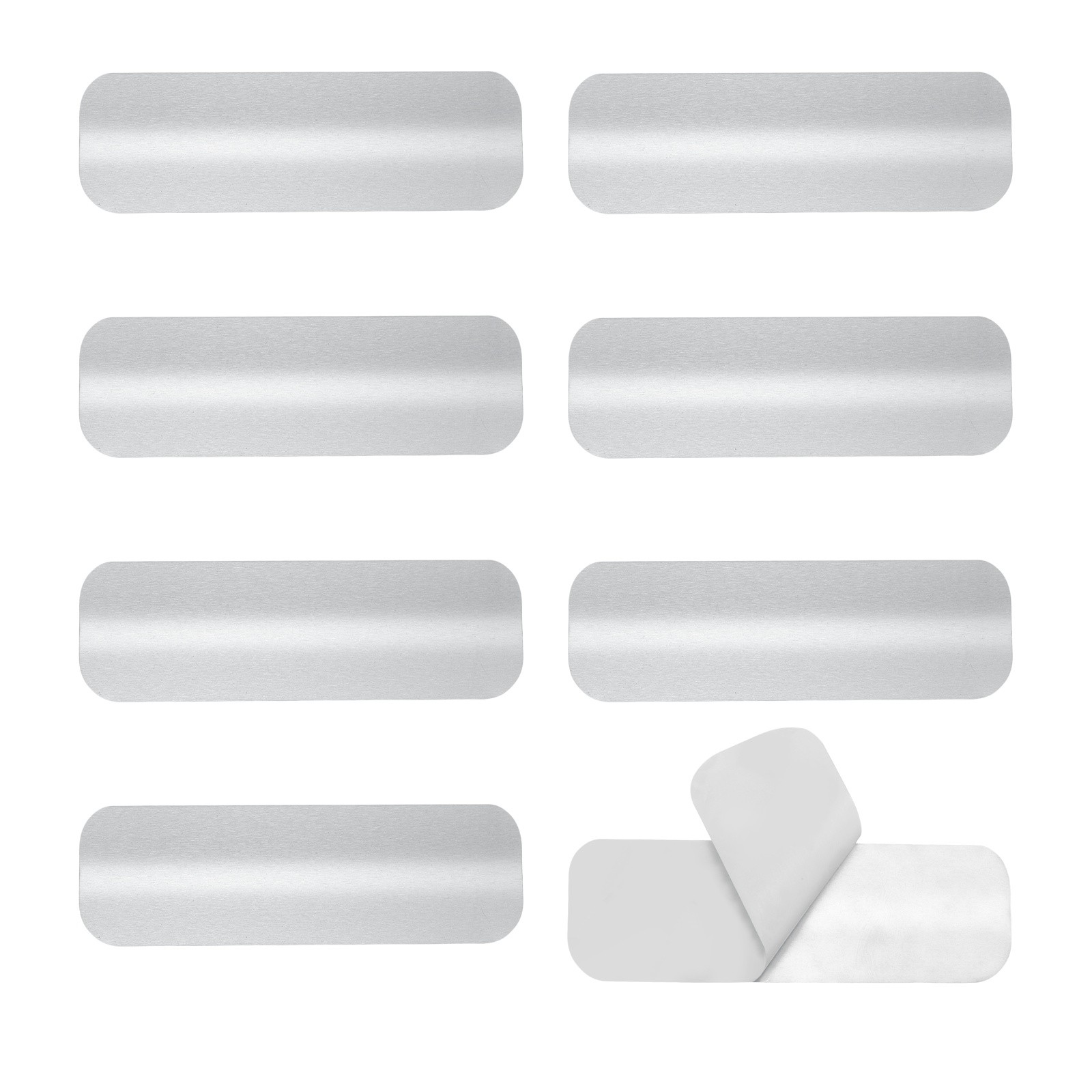 8Pcs Horizontal Blind Repair Tabs, Blind Replacement Slats (1″ W x 3″ L, Grey)