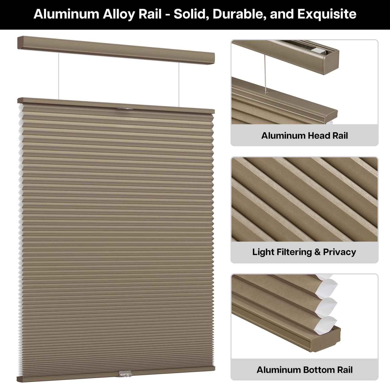 Lazblinds Top Down Bottom Up Tdbu Cordless Cellular Shades Light Filtering