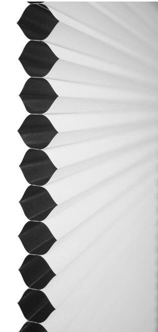 Shadow White Cordless Blackout Cellular Shades – 43.75 in. W x 64 in. L