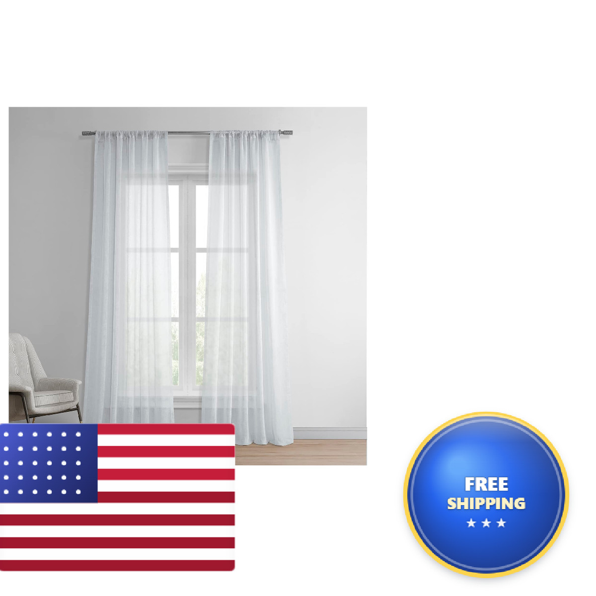 Hpd Half Price Drapes Hpd Half Drapes Solid Sheer Curtains For Living Room