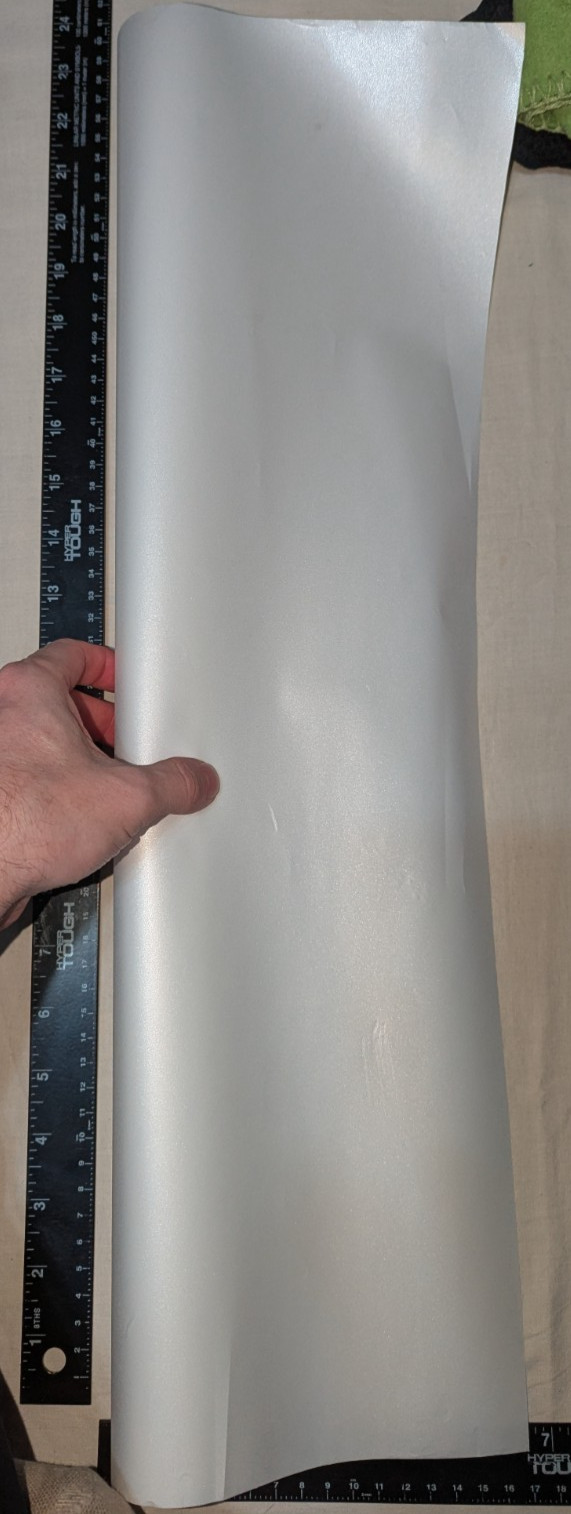 23-5/8″x13FT Frosted Privacy Static Window Door Glass Tint Film Sheet Roll