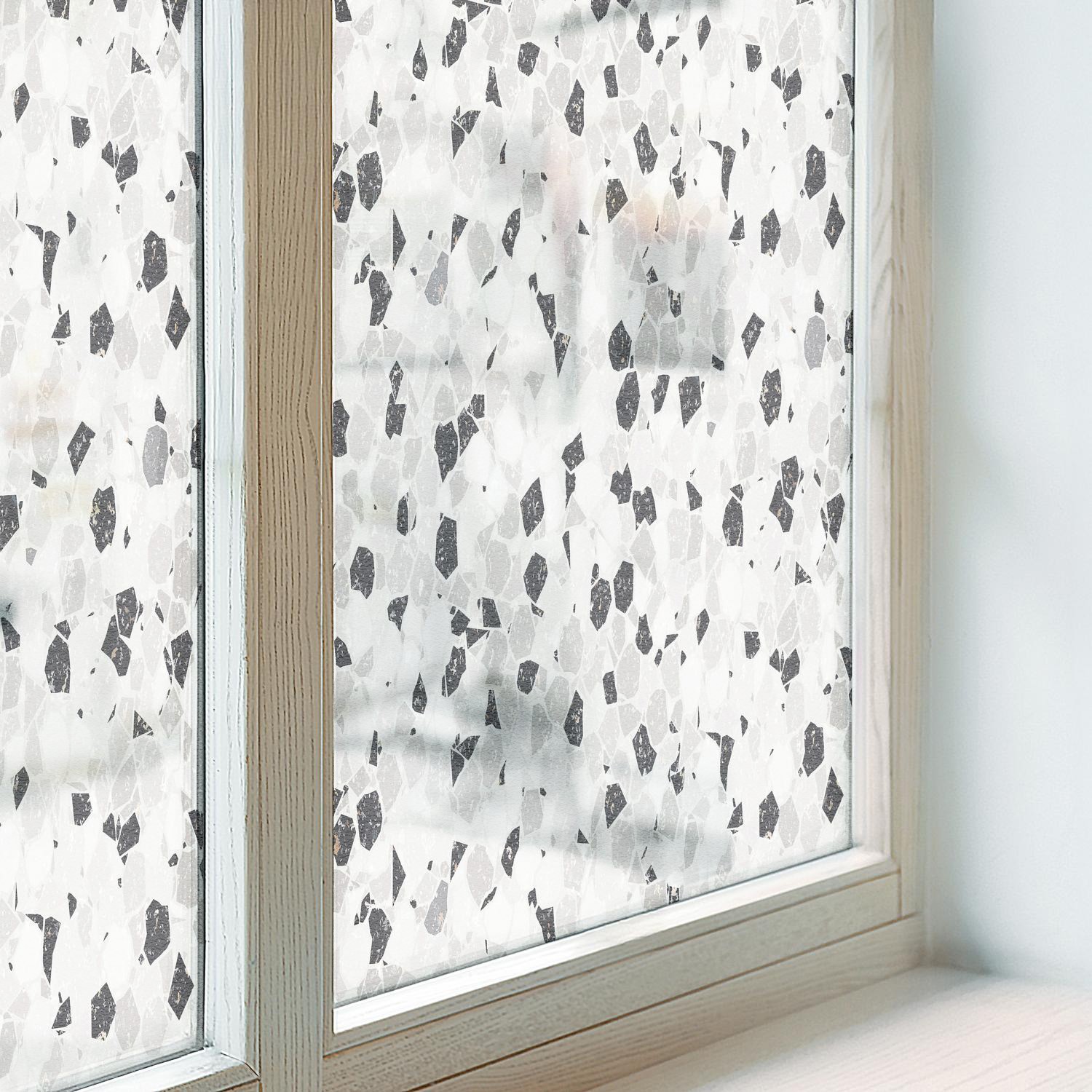 Frosted Glass Window Easy to Clean Surface Subtle Elegance Abstraction