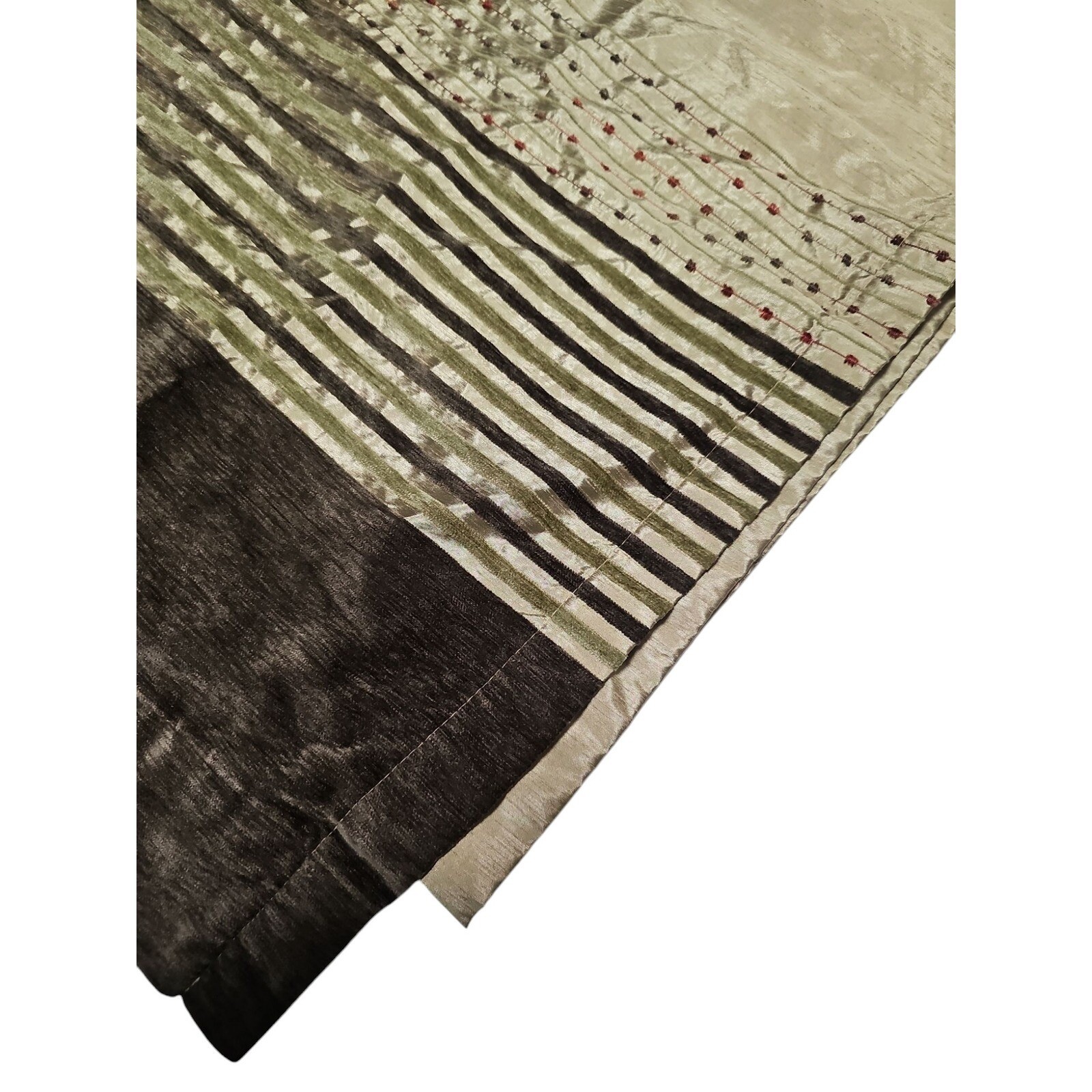 Studio JCP Studio Curtain Panel Grommet Striped Room Darkening Beige Brown 52×40