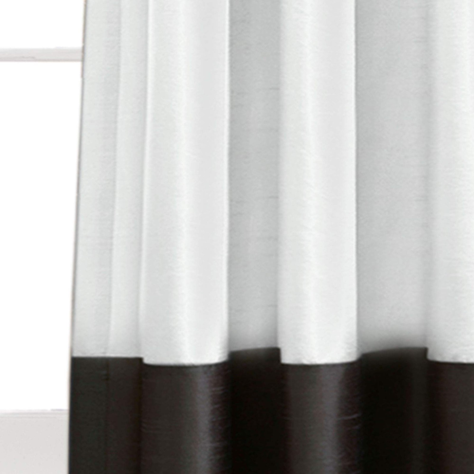 Lush Decor Prima Light Filtering Window Curtain Panels Pair 54 W X 108 L Black