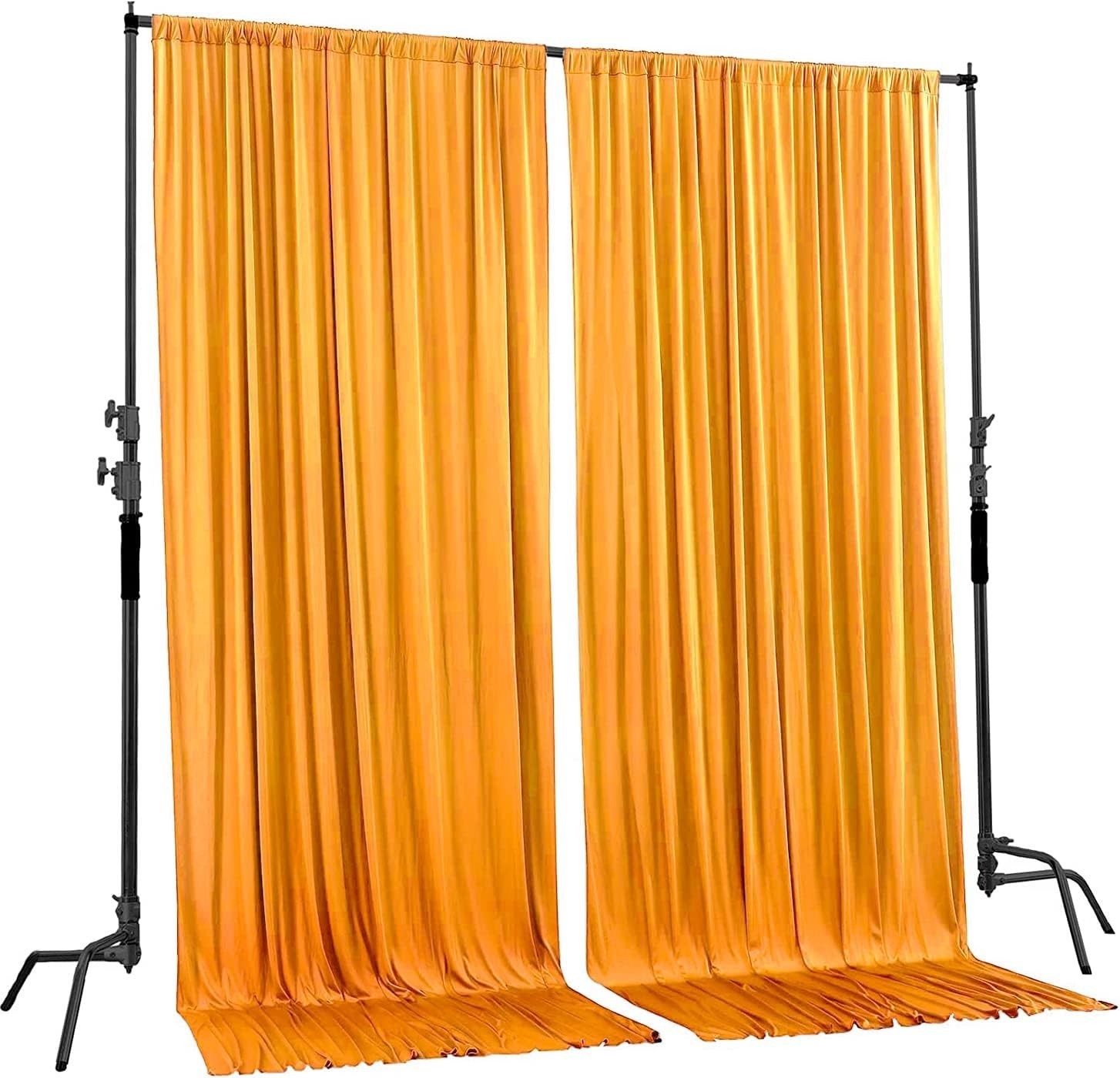AK Trading CO. 10 feet x 10 feet IFR Polyester Backdrop Drapes Curtains Panels w