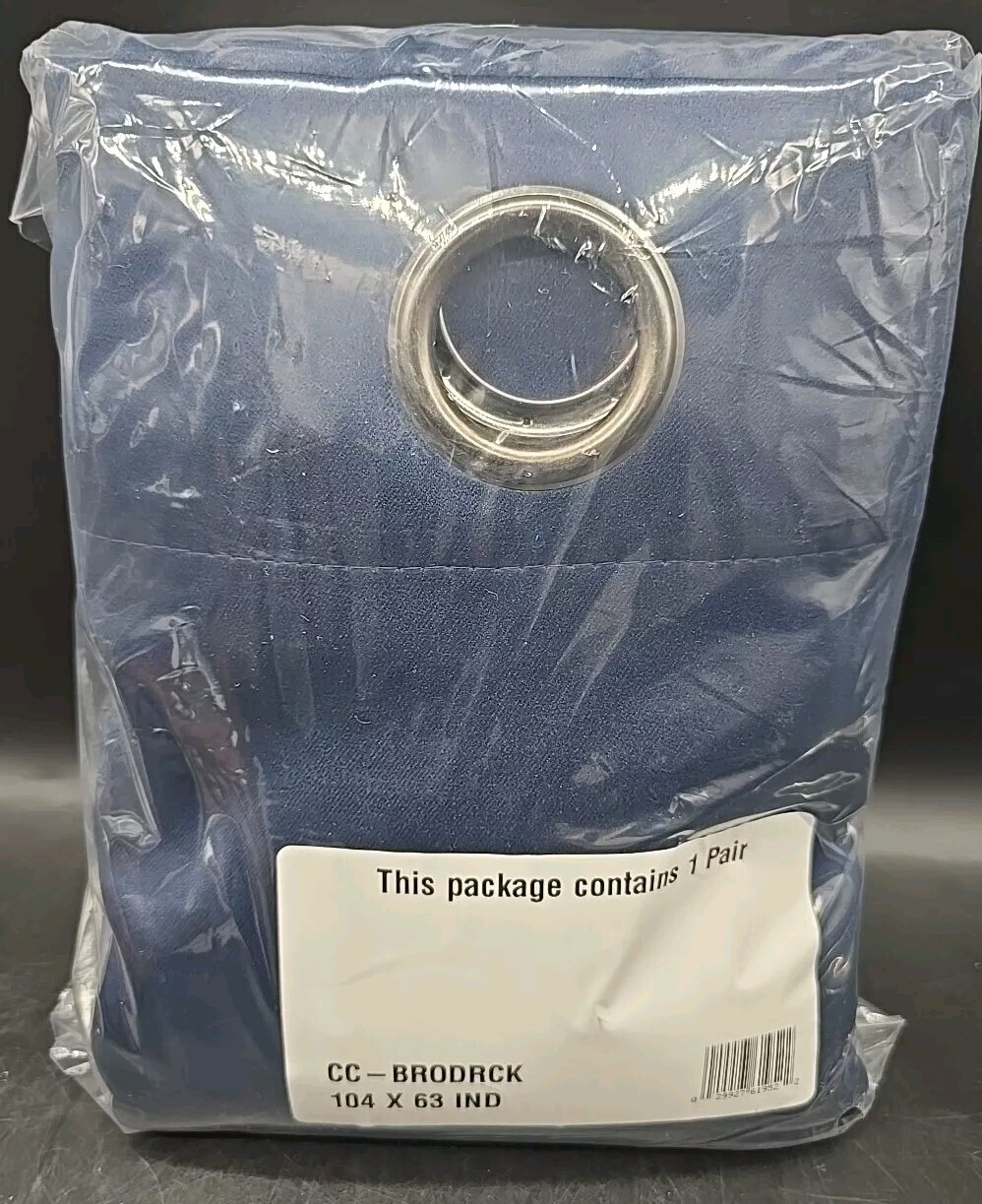 Sun Zero Blackout Curtain Panel Grommet Lichtenberg Blue 104”x 63″NEW