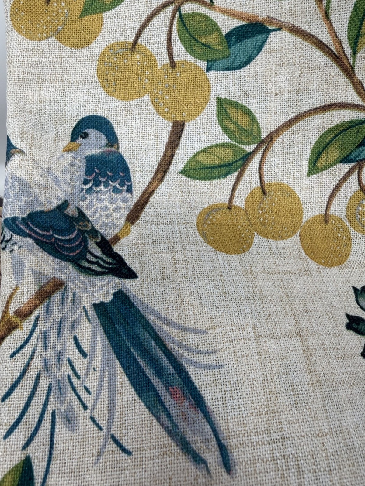 New Anatara Floral Birds Curtains Drapes Panels 37″ x 84″ Set of 4