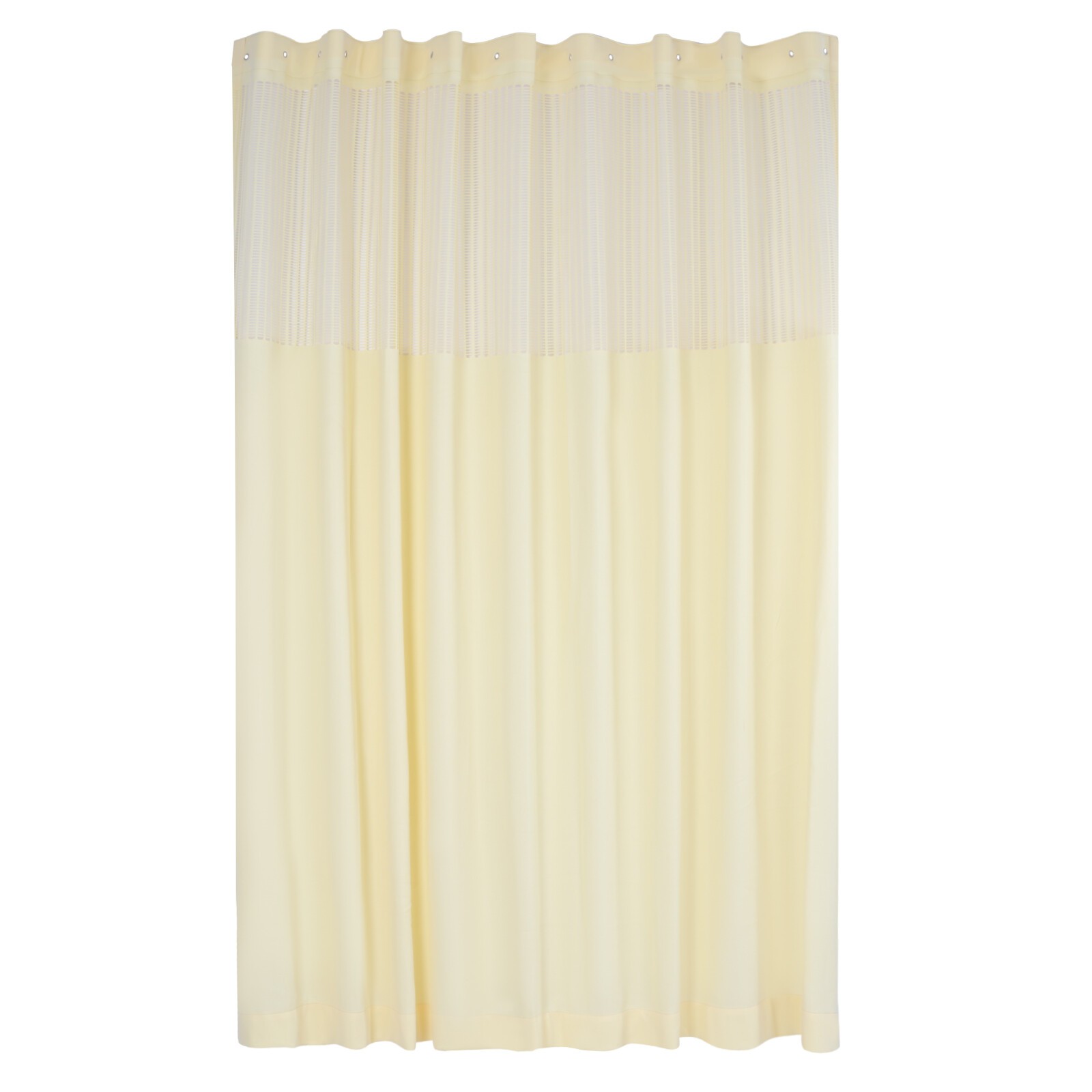 Room Divider Curtain Panel Privacy Screen Curtain Thermal Insulated W/ Mesh Top