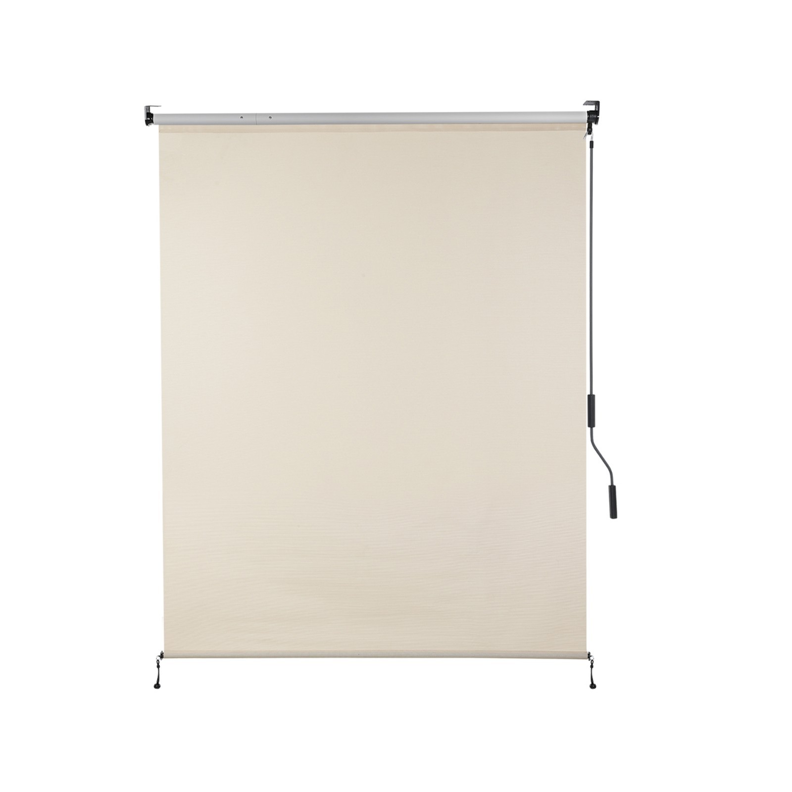 4ft (W) x 8ft (H) Outdoor Roller Shades 5% Openness Cordless Sun Roll up Shade