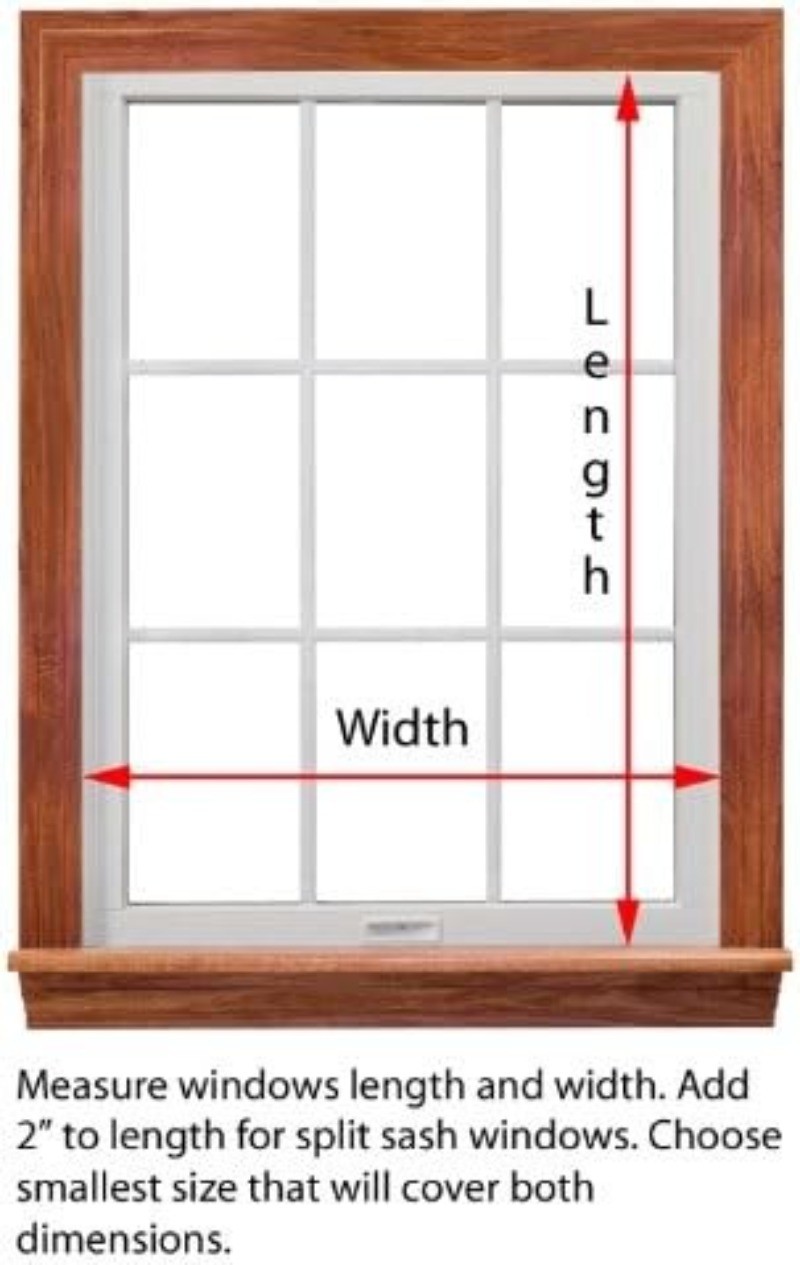 Window Cover – Total Light Blocking Customizable 36x48in | EZ Grid™ Material