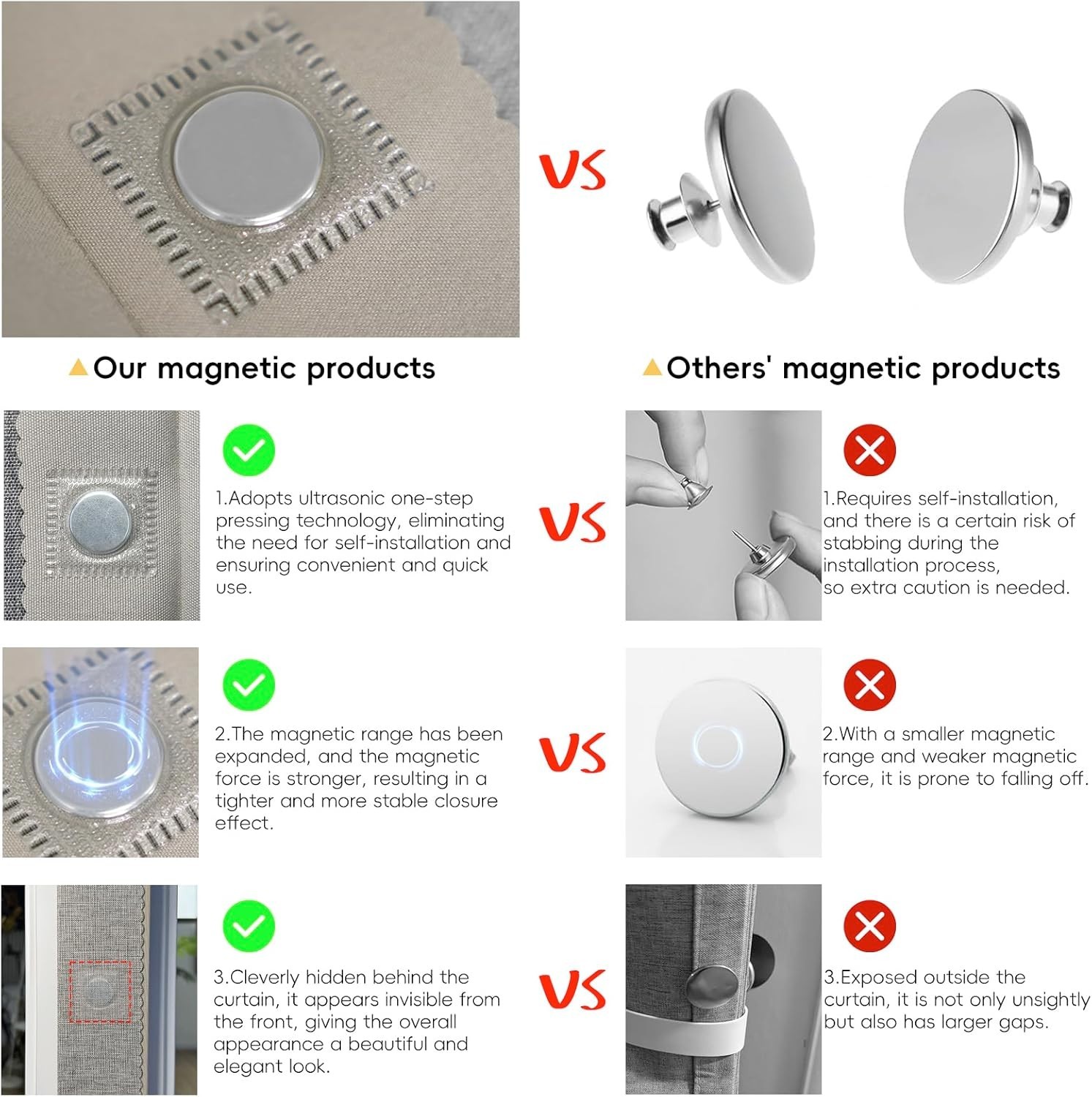 Blackout Magnetic Accordion Door for Interior Privacy & Light Control