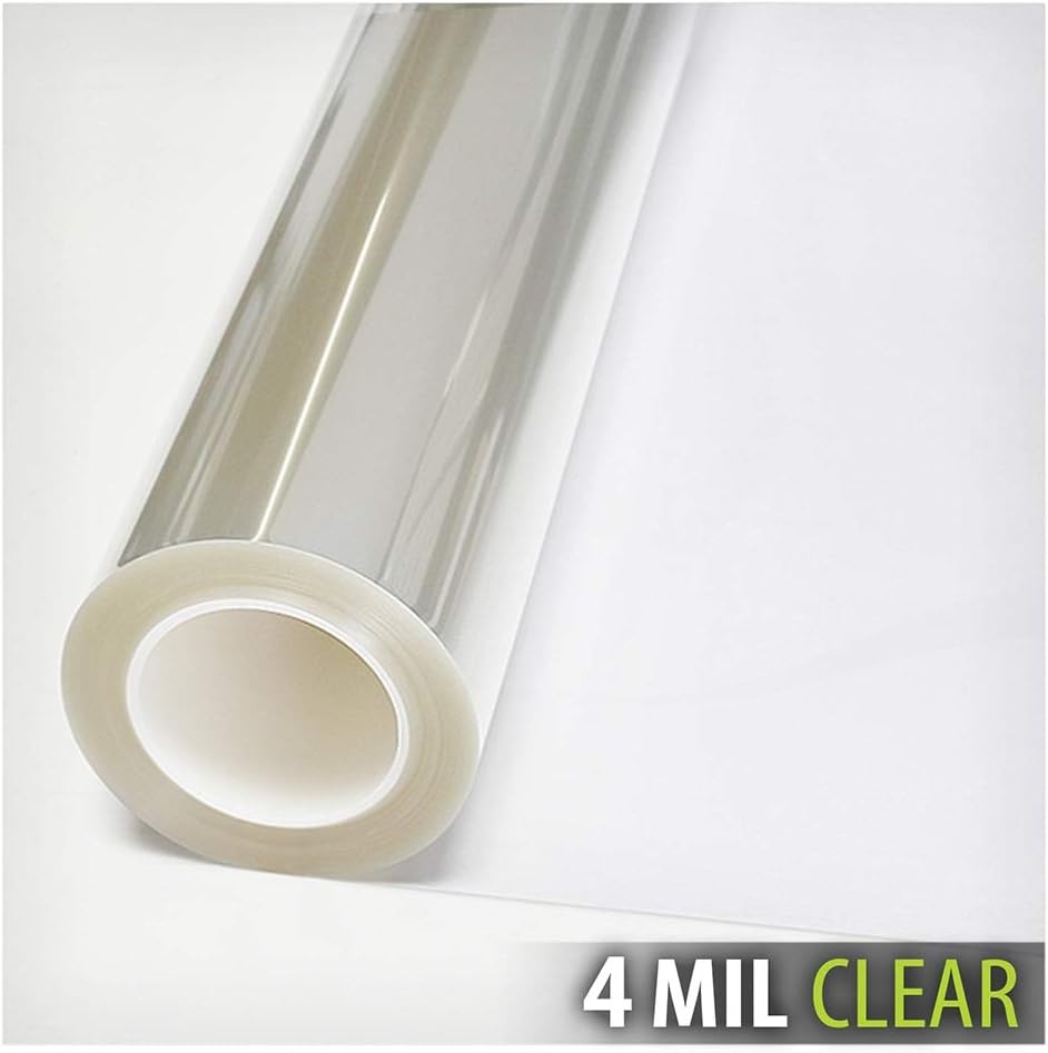 S4MC Window Film Security & Safety 4 Mil Clear 30in X 24ft
