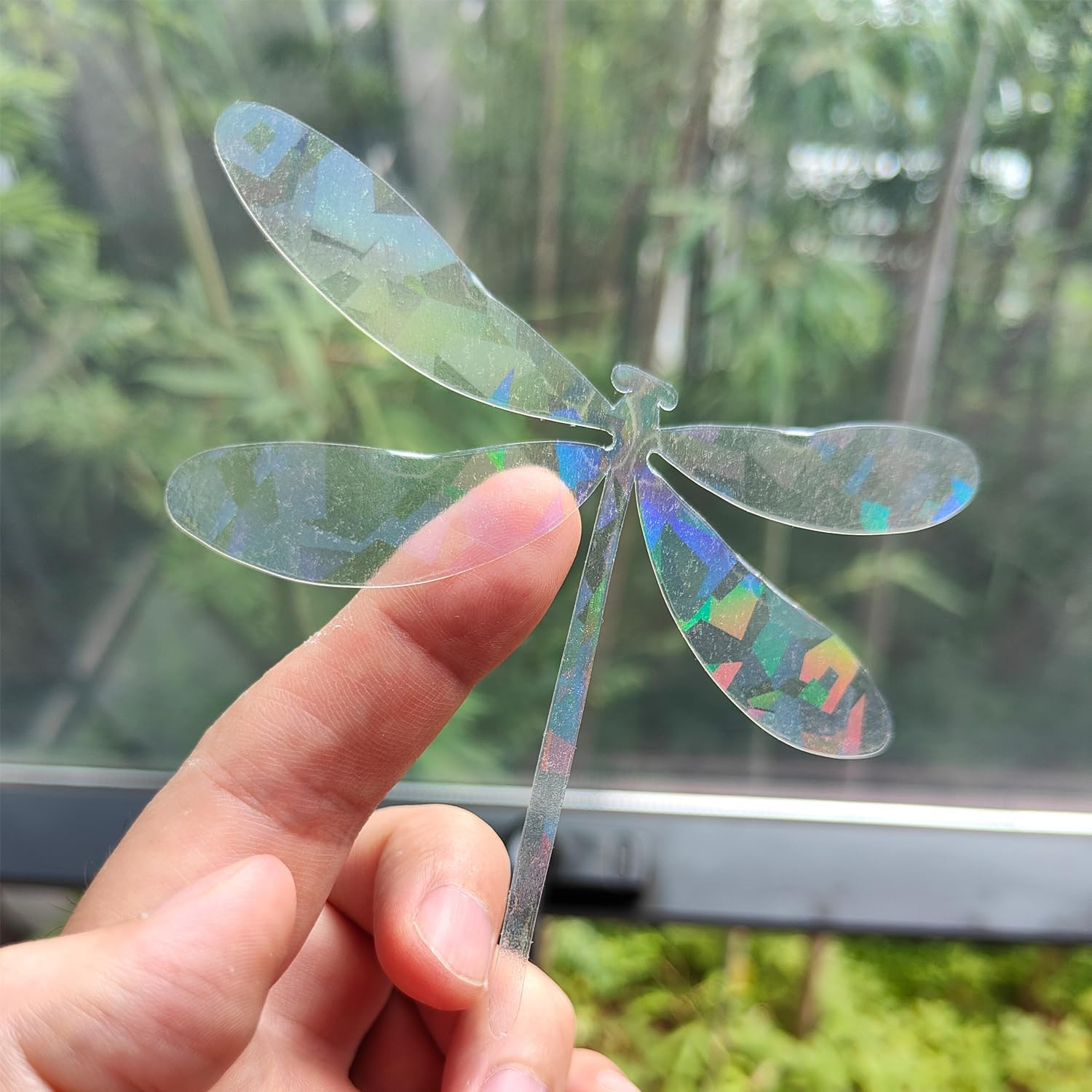 Holographic Window Decals for Bird Strikes – Glass Reminder Anti-Collision Self-