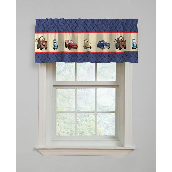 Disney Pixar Cars “Cars Line Up” Pole Top Valance