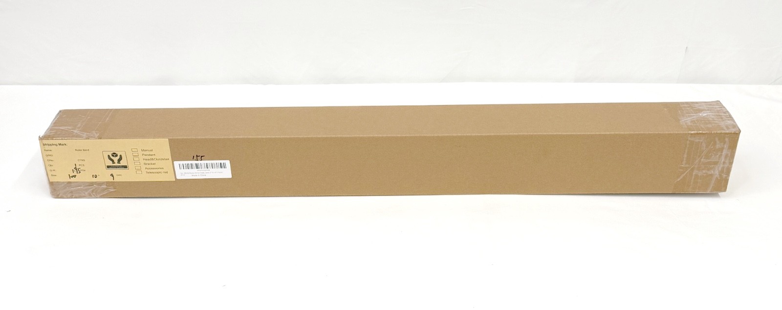 BERISSA Cordless Privacy Blackout Linen Fabric Roman Shade 37″x48″ Light Brown