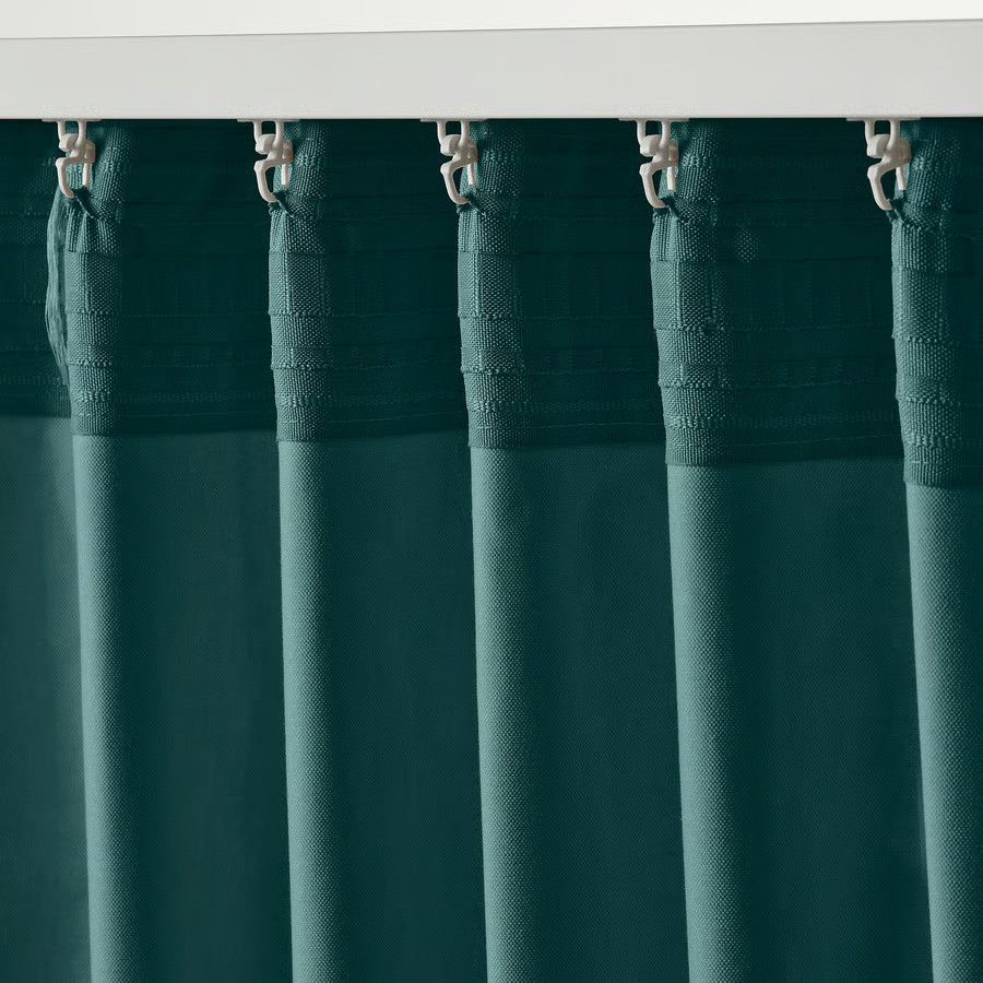 Ikea SET OF 2 PANELS Sanela Curtains Drapes Room Darkening Velvet 55″x98″