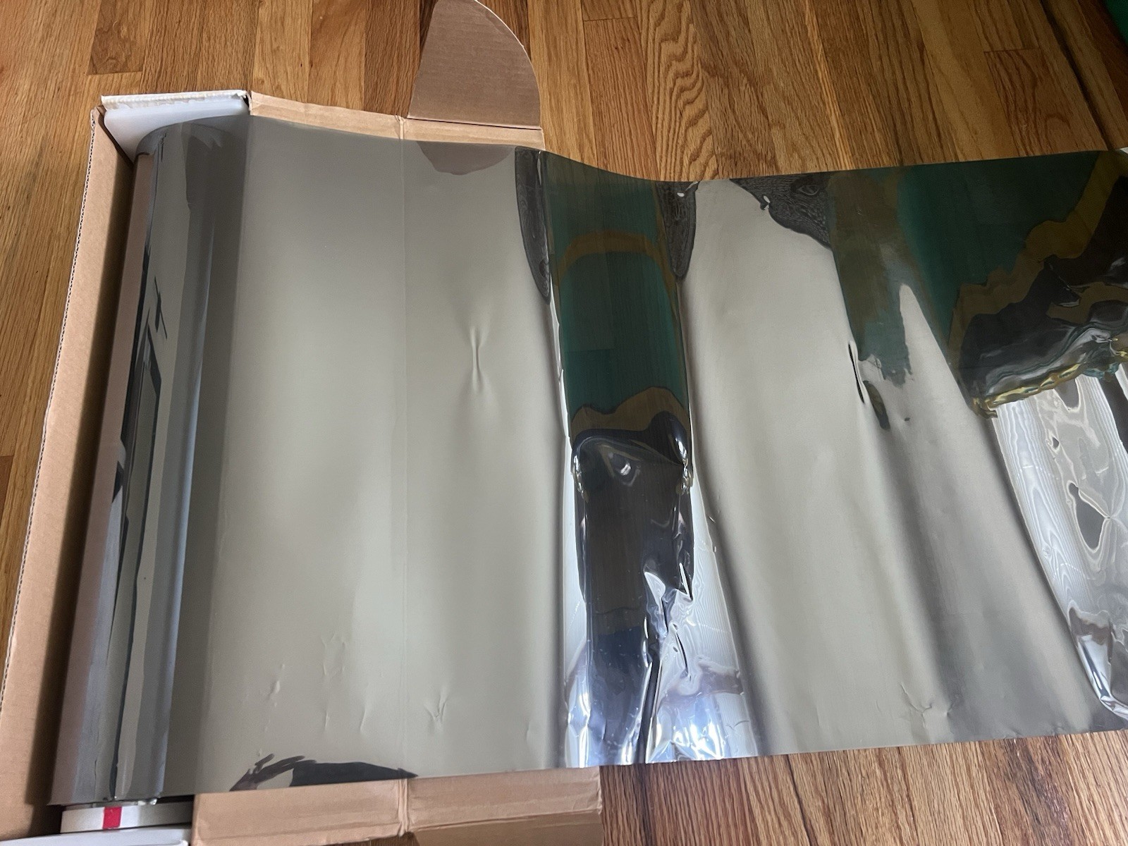 HEAVY METAL CLOURS 20% PLATINUM REFLECTIVE WINDOW FILM