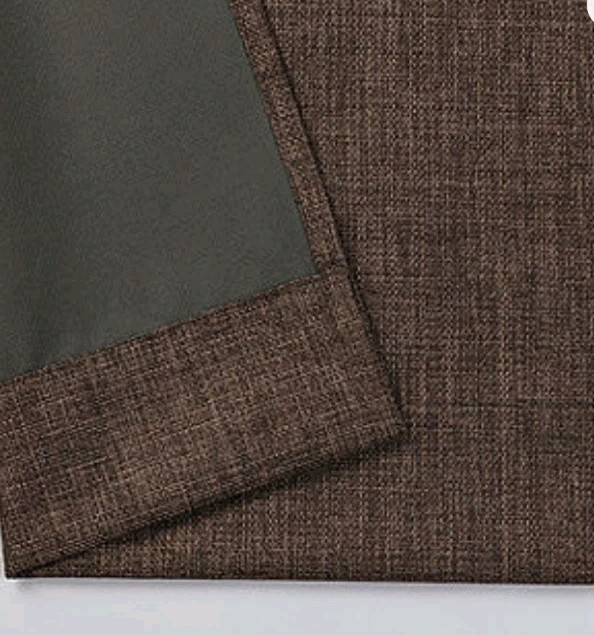 1 Pair Max Blackout Emerson Solid Grommet 100% Blackout 38×84 Dark Mocha