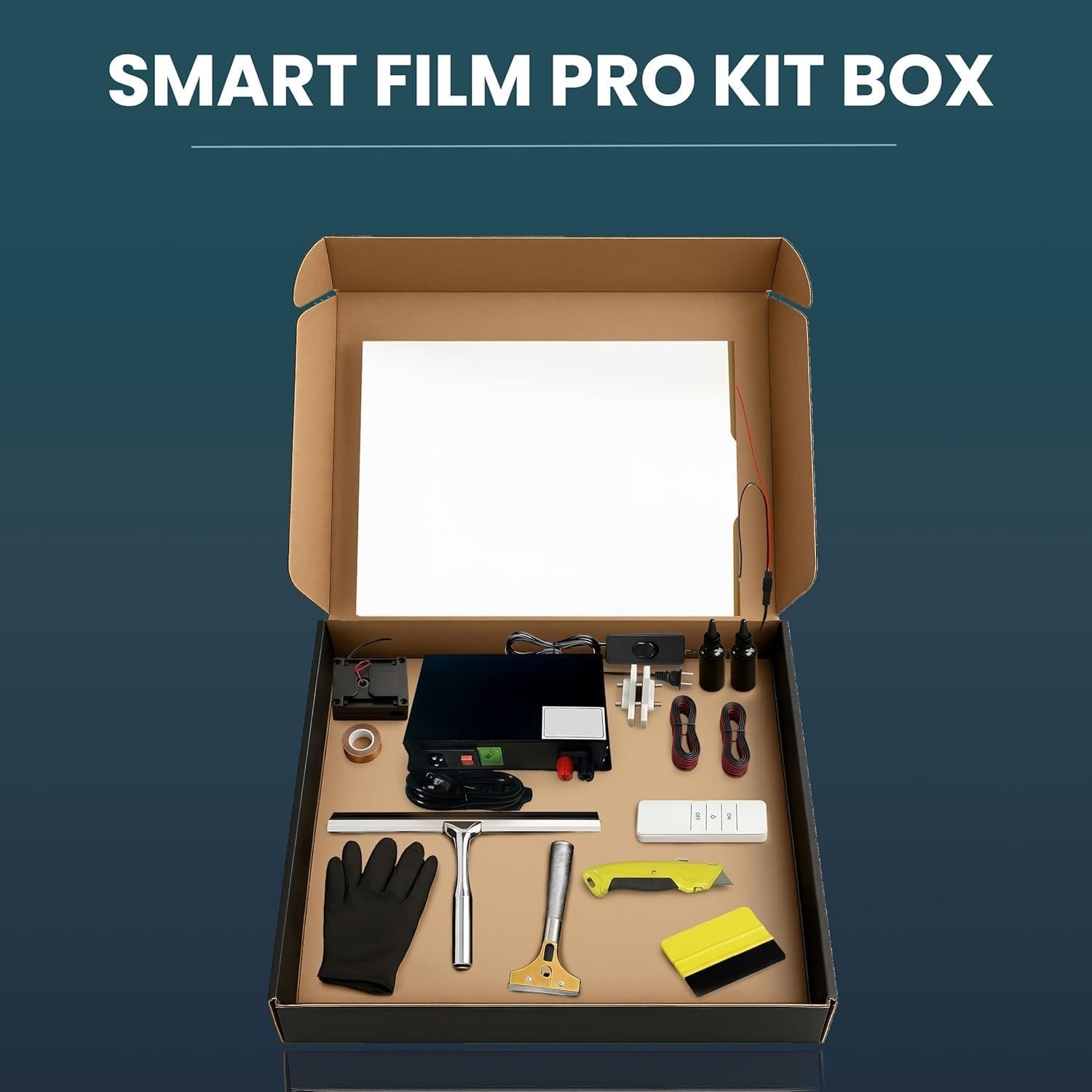 Smart Film Kit Box – PDLC Smart Film – Smart Film Transformer, Remote and More