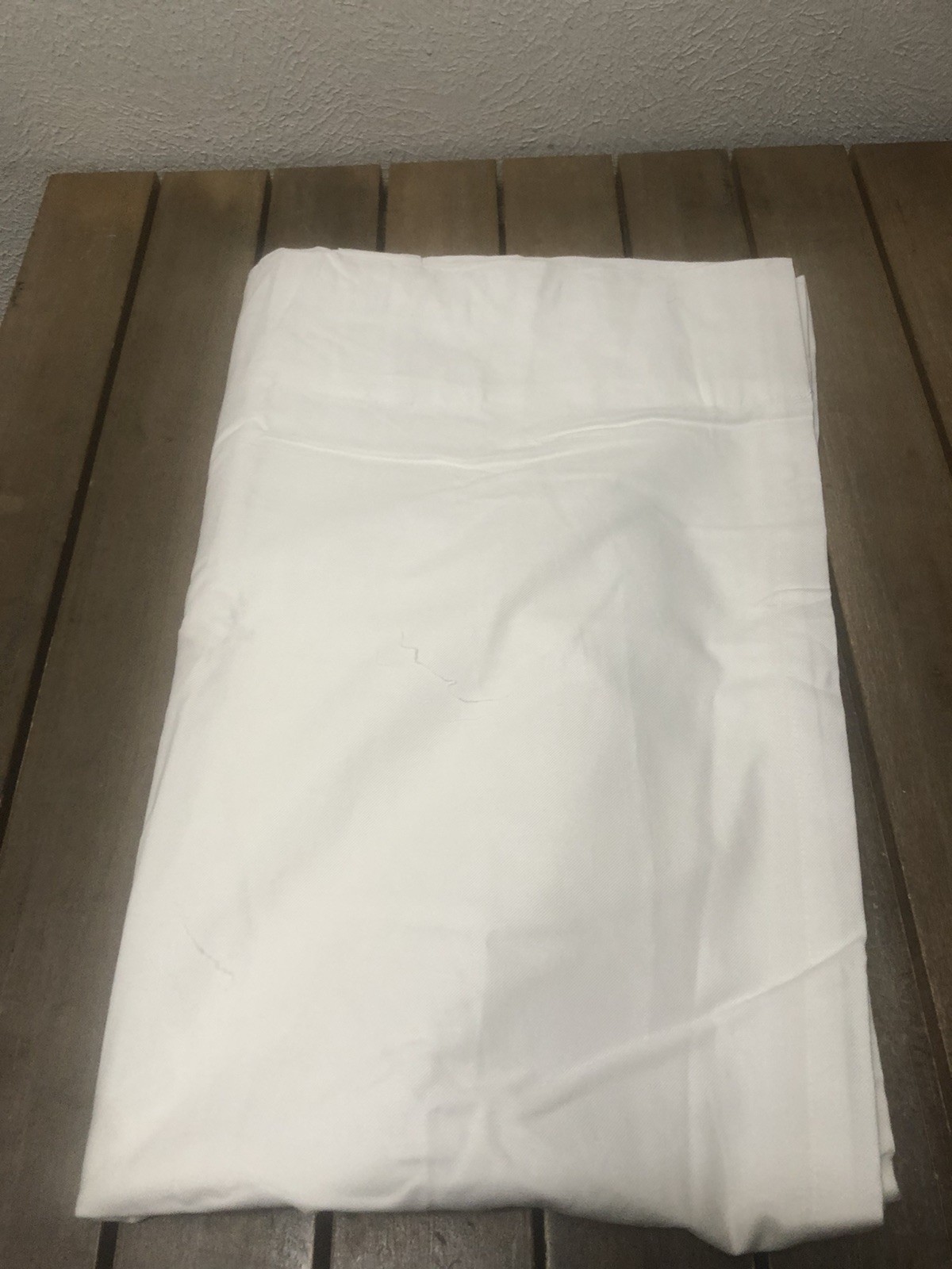 West Elm Unlined Single Curtain Panel 1Pc 48×84″ Off White Solid NWOT