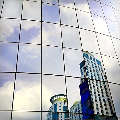 S05 Window Film Daytime Privacy and Heat Control Mirror Silver 5 24in X 16ft