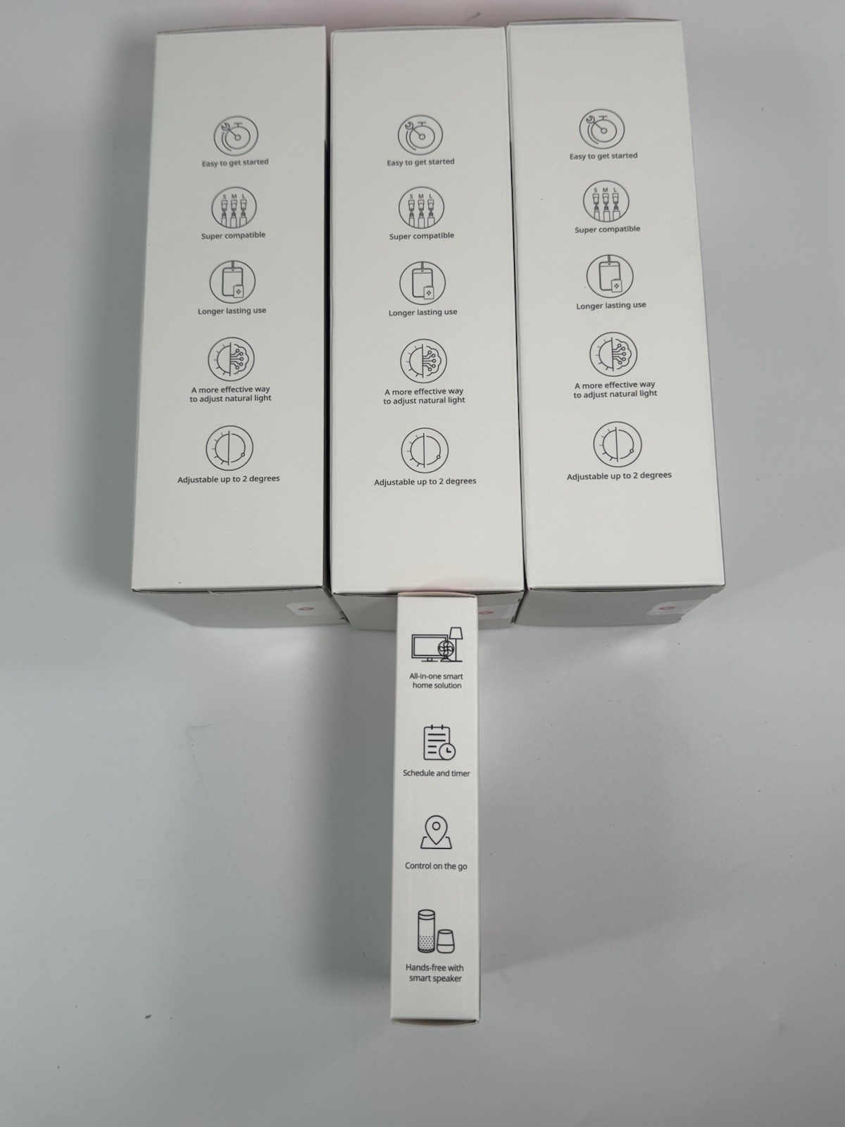 SwitchBot Smart Motorized Blinds Kit – Blind Tilt 3 Pack with Hub Mini W2701600