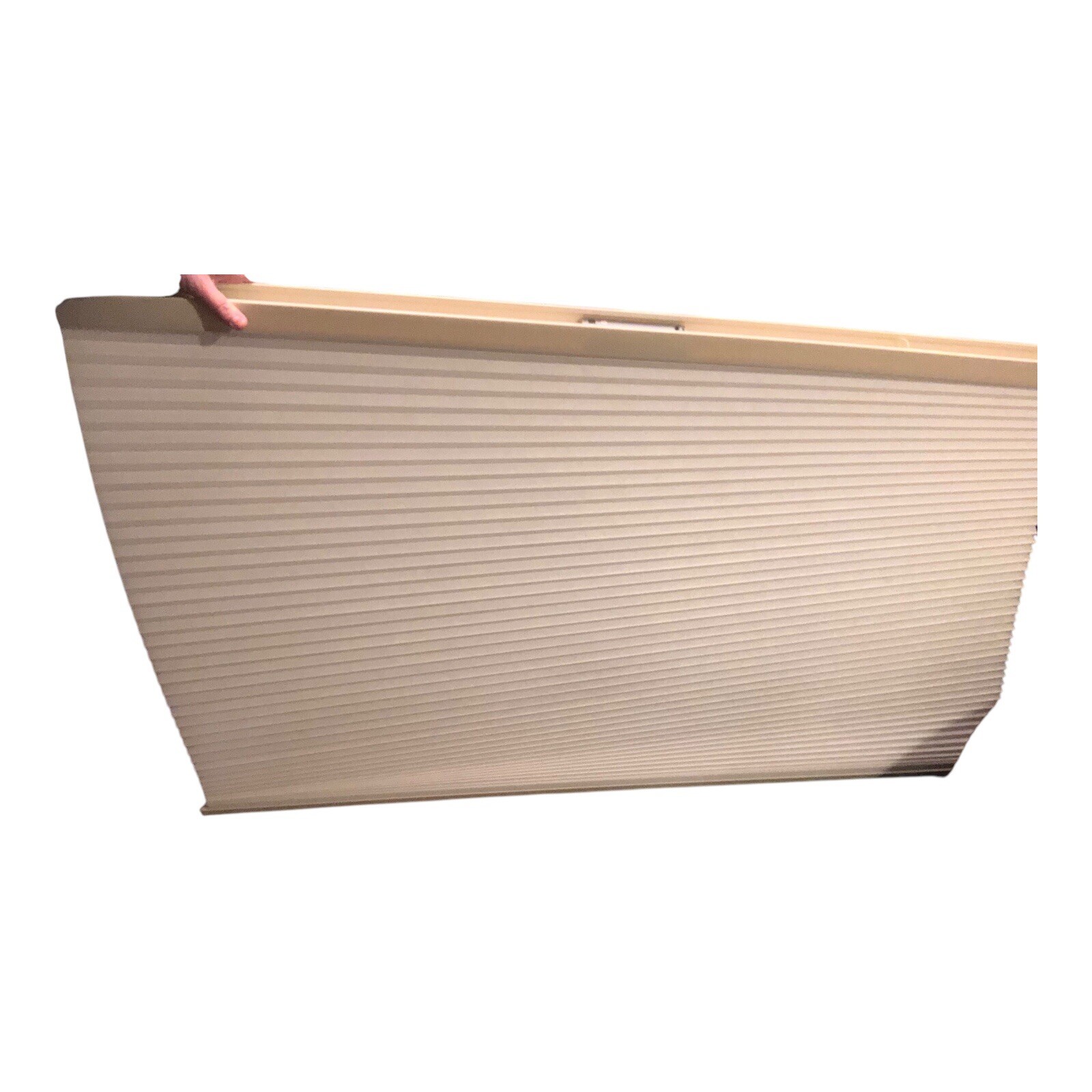 White Cellular Blinds | Radiance Cordless Light Filtering 54 W x 72 L Off-White