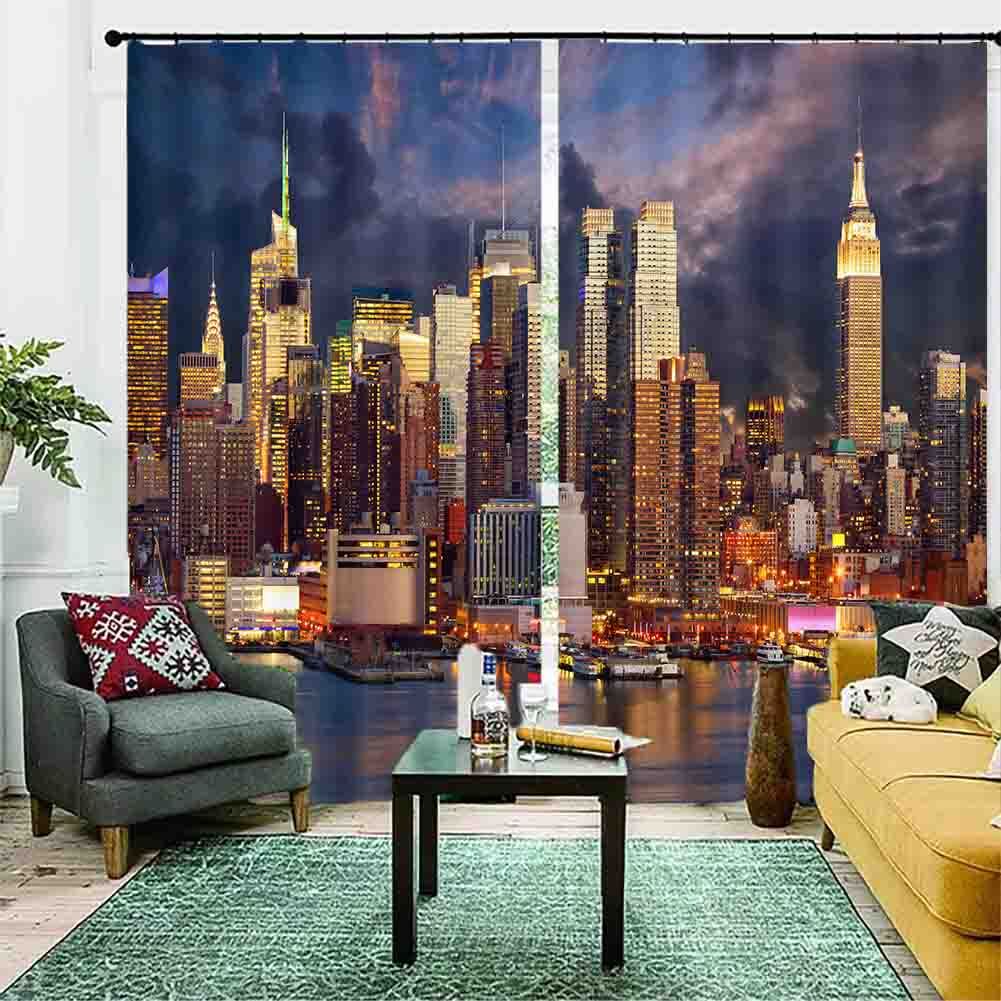 Struggling Warehouse 3D Curtain Blockout Photo Printing Curtains Drape Fabric