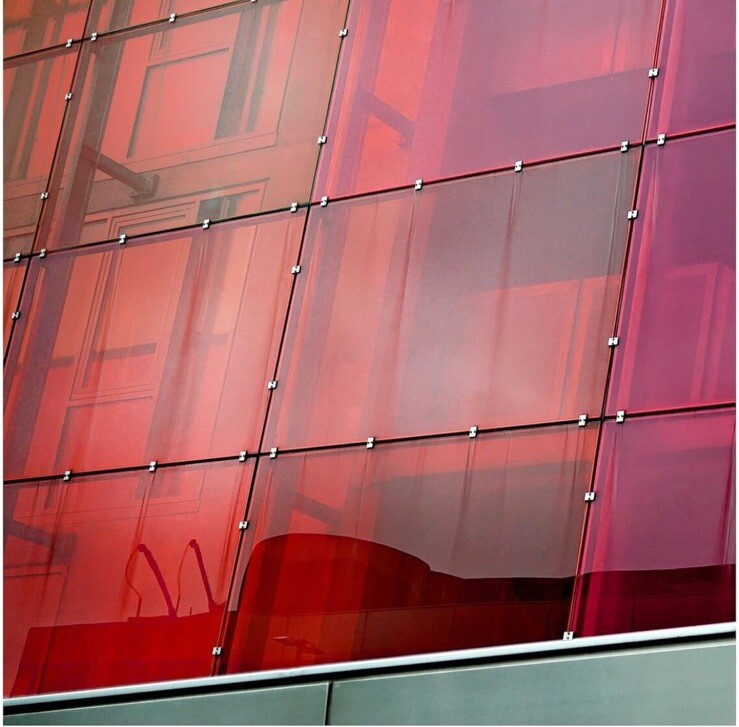 BDF Card Window Film Transparent Color Red (36″ X 7ft)