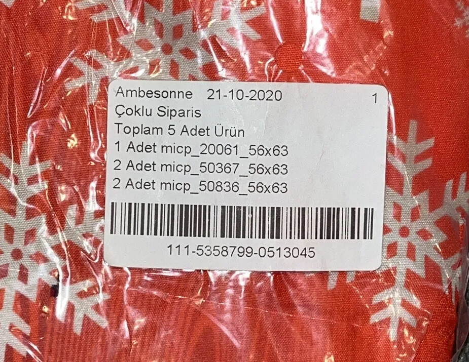 New Ambesonne Microfiber Curtains 2 Panel Set Orange Snowflake 50367 56″ X 63″