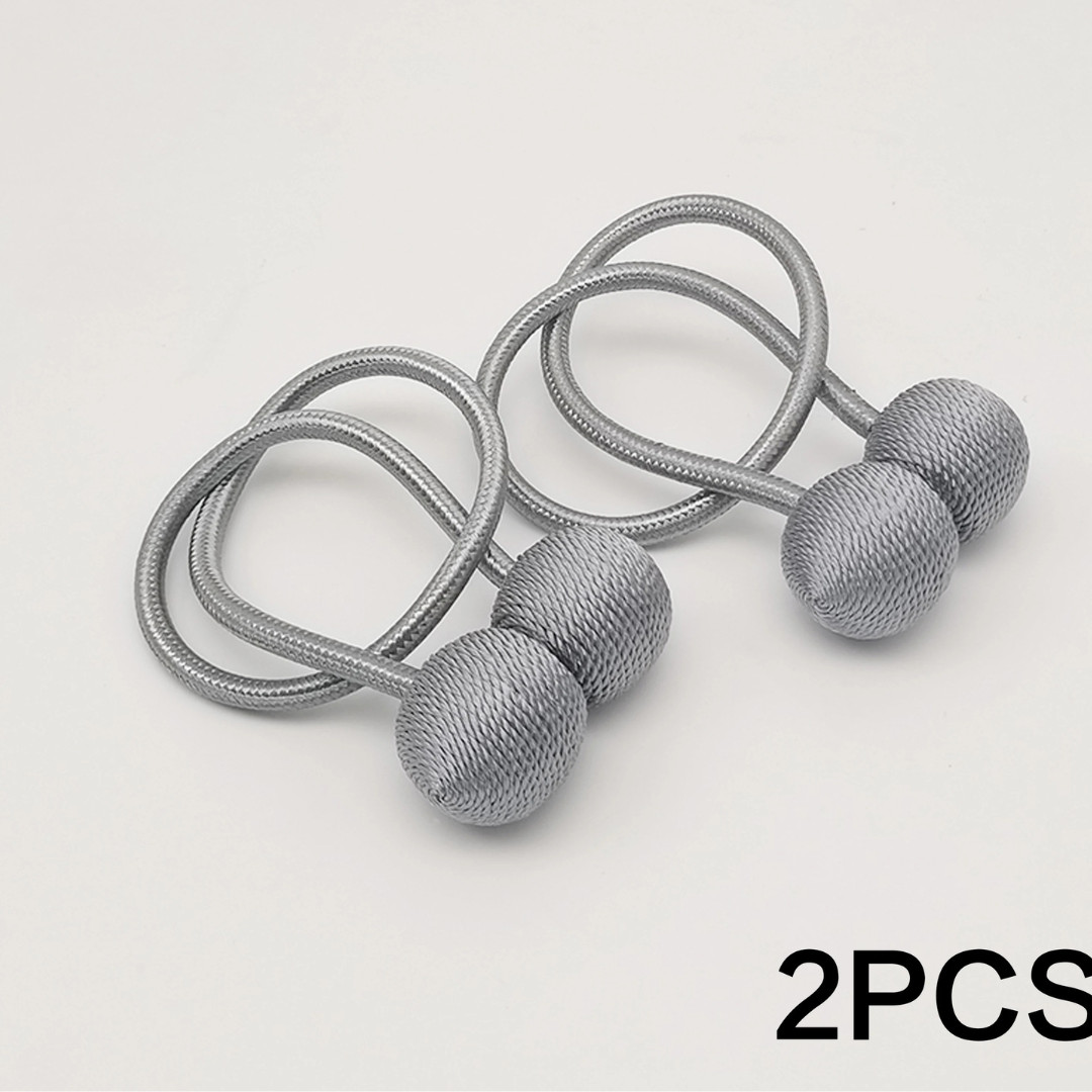 Magnetic Curtain Tiebacks 2pcs Curtain Holder Clips Tie Bands Window Home Decor
