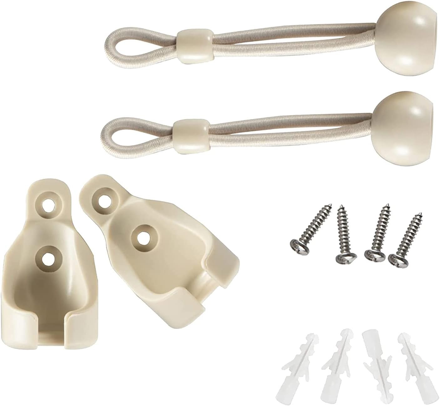 Easy Install Beige Bungee Kit – Universal Shade Solution for Homes & Outdoors