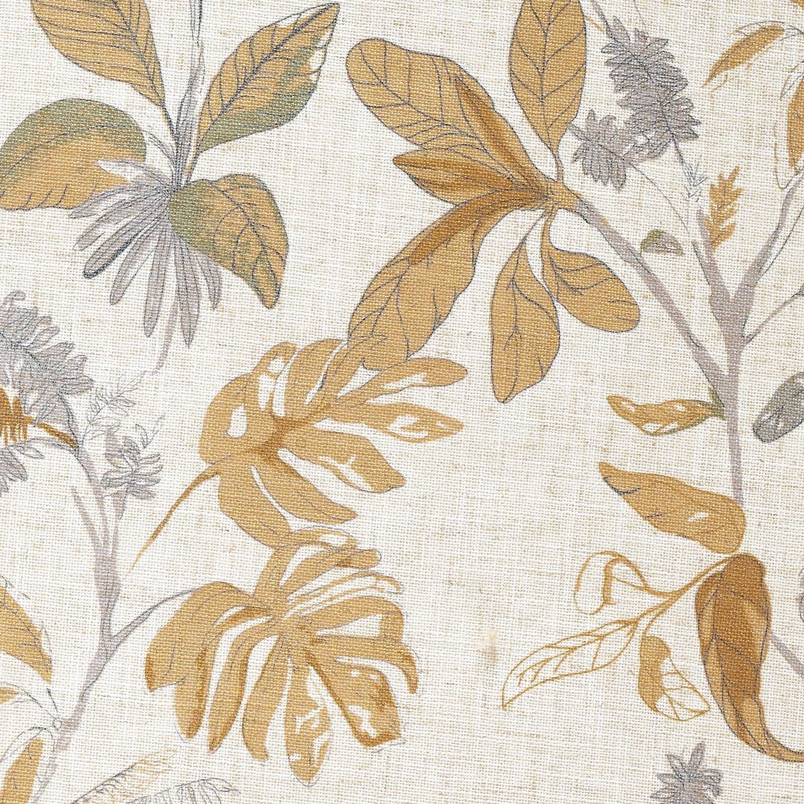 Tropical Leaf Curtains 2 Panels Farmhouse Room Darkening Rod Pocket 84″