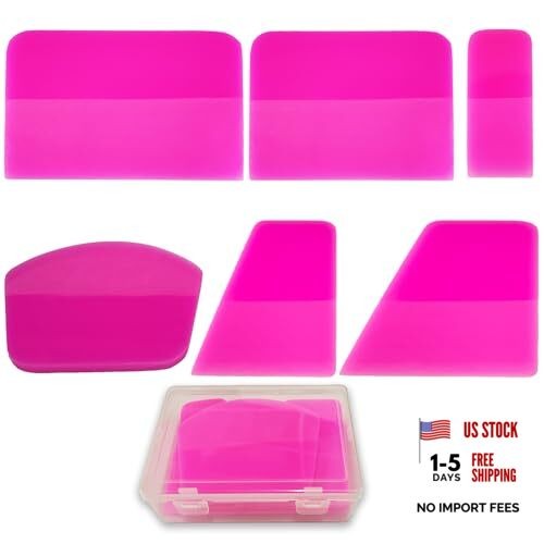 6 in 1 PPF Squeegee kit Anti-Scratch Soft TPU Squeegee PPF Tools for Paint