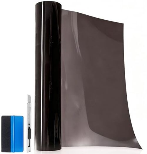 Ultimate Headlight Taillight Tint Vinyl Wrap TPU 12″ x 7ft Light Smoke