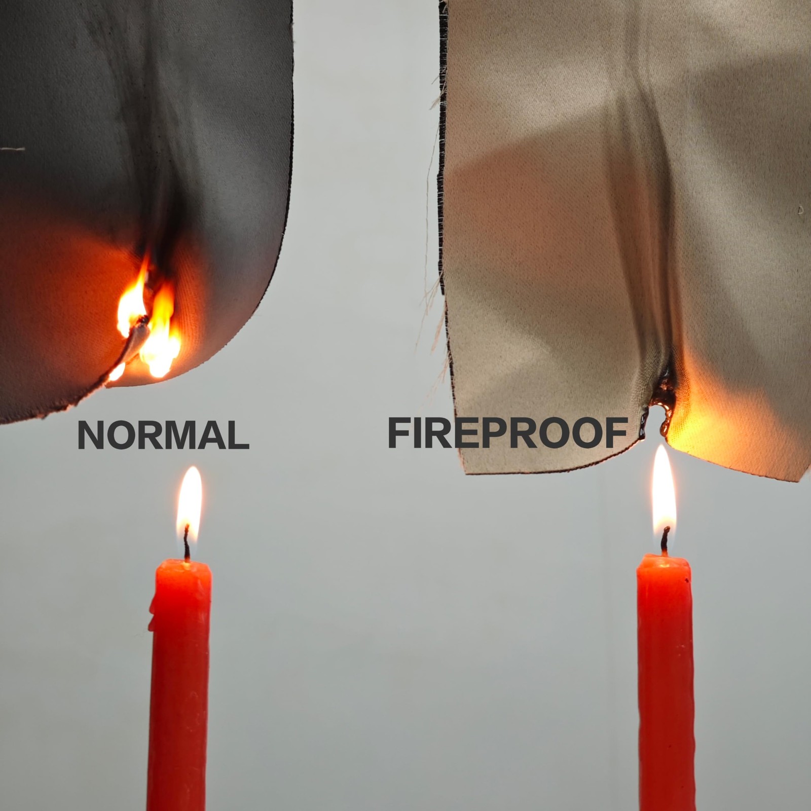2 Panels Inherent Fire Retardant Curtain Flame Resistant Window Curtains – Gr…