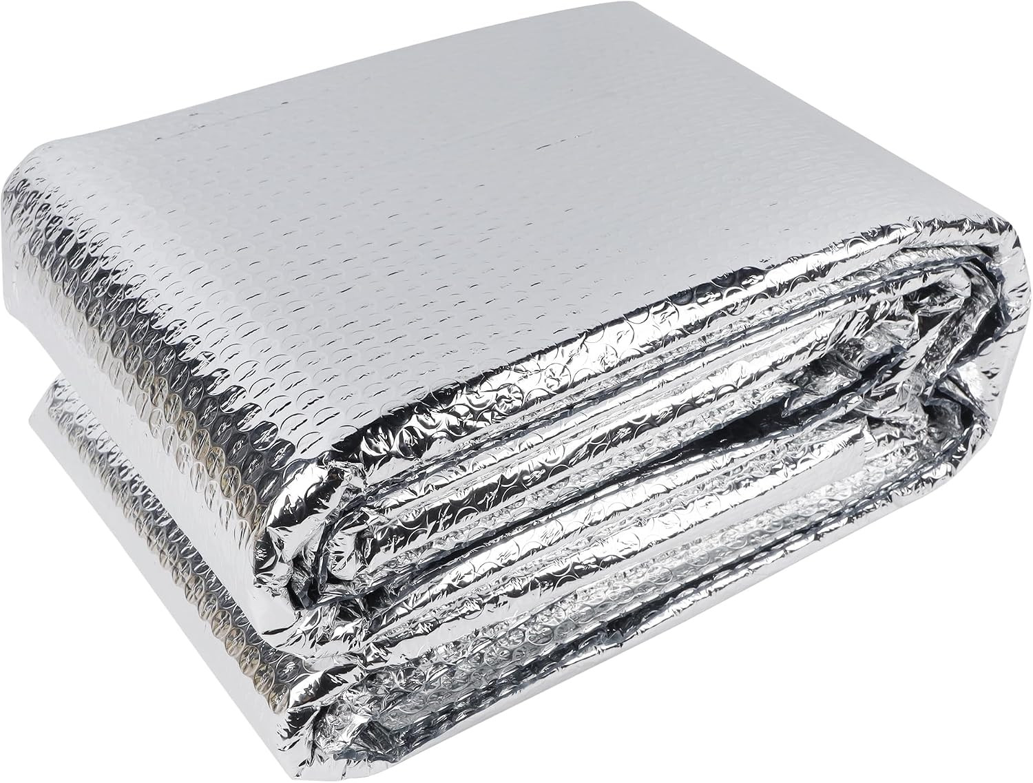 Window Insulation Roll, 48IN X 20FT Reflective Heat Shield Bubble Film, Double-S