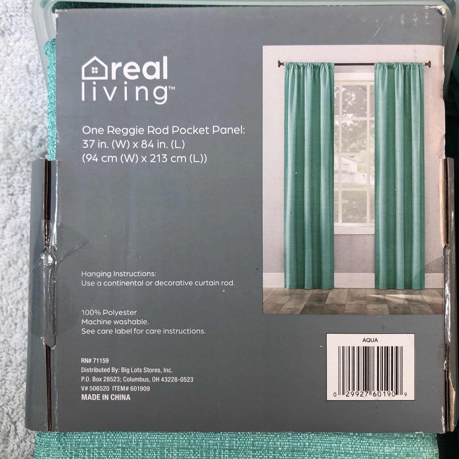 Real Living 4 Pack, 3 x Window Panel Curtain Sets + 1 Sheer Panel Reggie Energy
