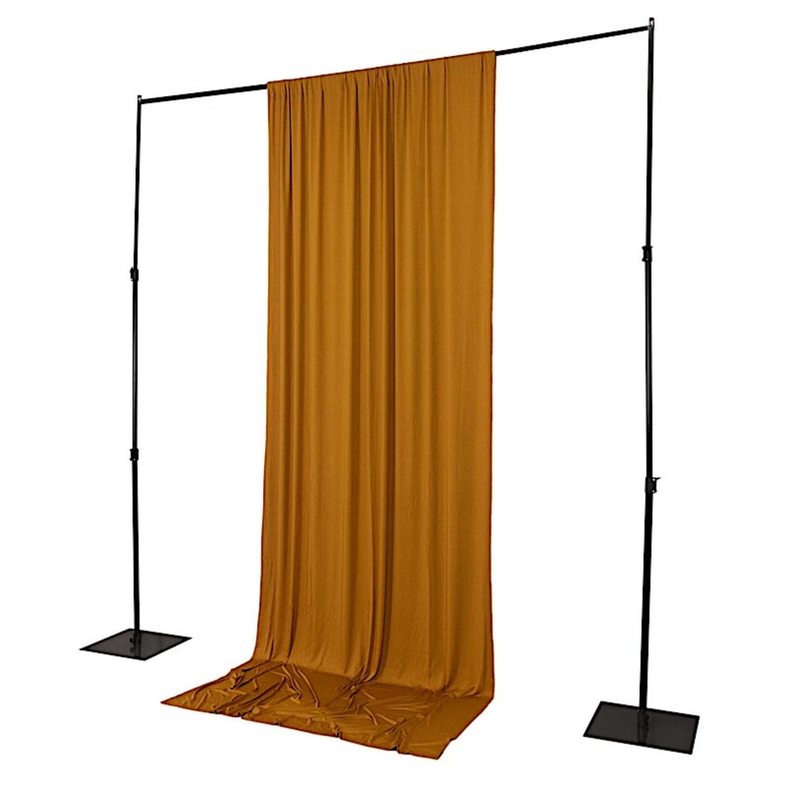 5 ft x 12 ftGOLD 4-Way Stretch Spandex Divider Backdrop Curtain Party Wedding