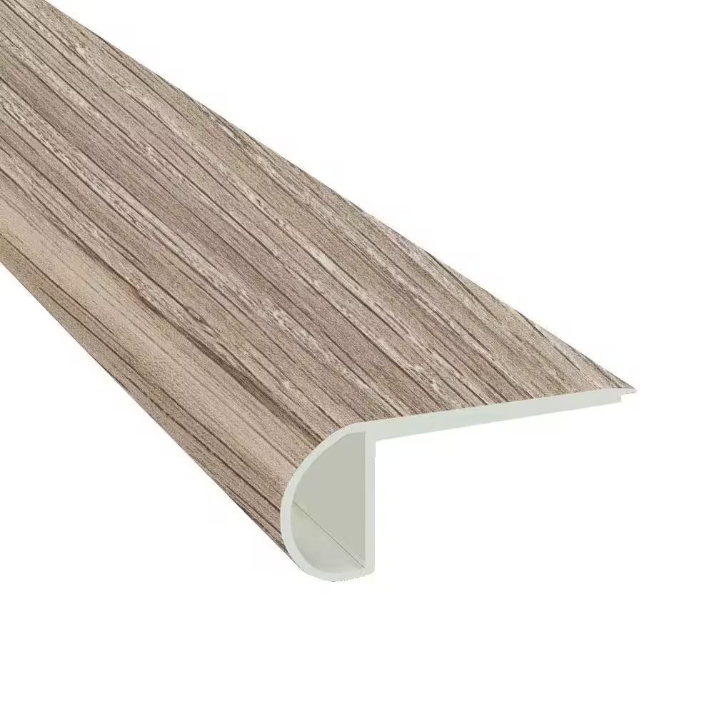 Mystic Gray 0.75 In. T X 2.75 In. W X 94 In. L Luxury Vinyl Flush Stair Nose Mol