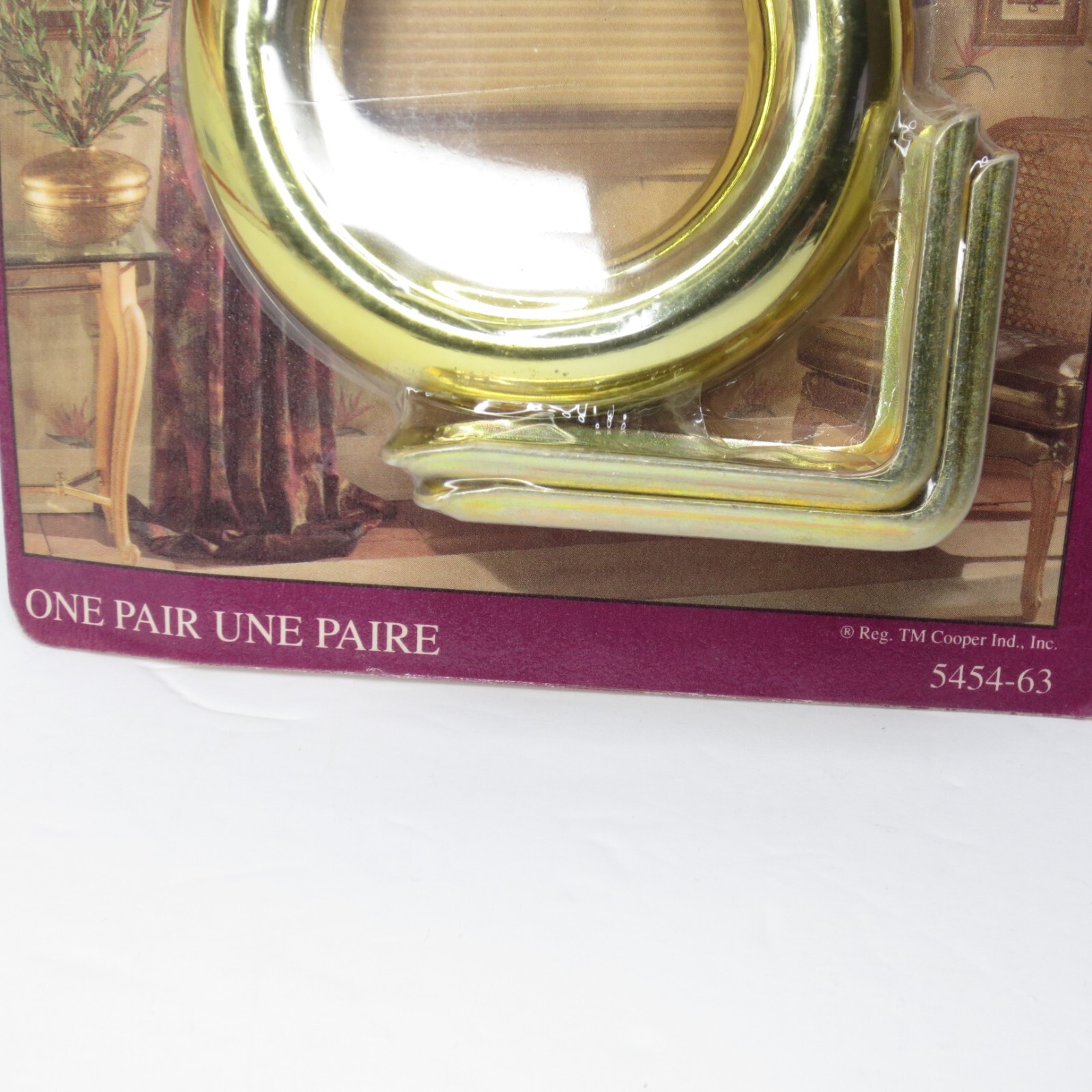 Kirsch Scarf Rings Brass/Gold One Pair 5454-63