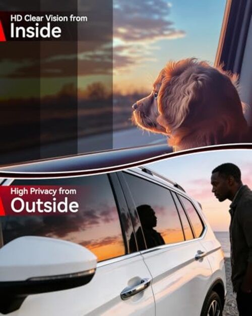 20% VLT Ceramic Car Window Tint Film 24 in x 15 ft Roll, 24In x 15Ft 20% Vlt