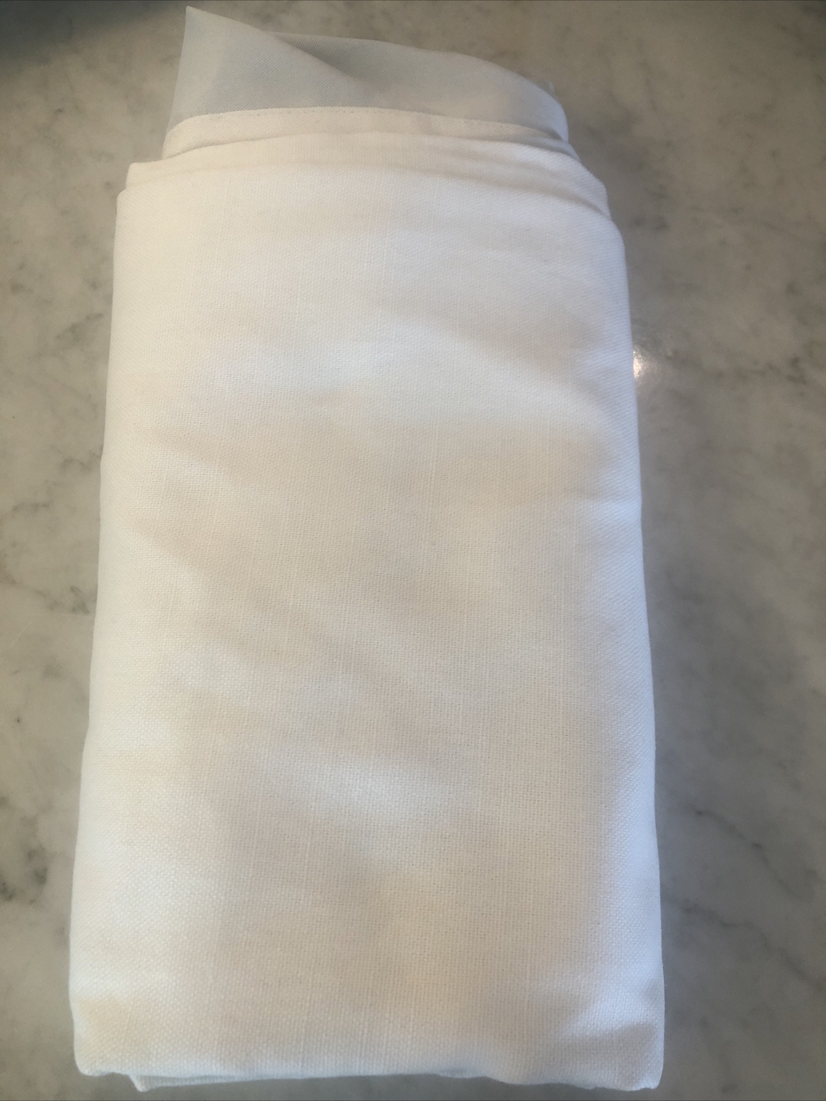 Pottery Barn 50 In x 84 in White Curtain Cotton Lining 1 Panel Open Box