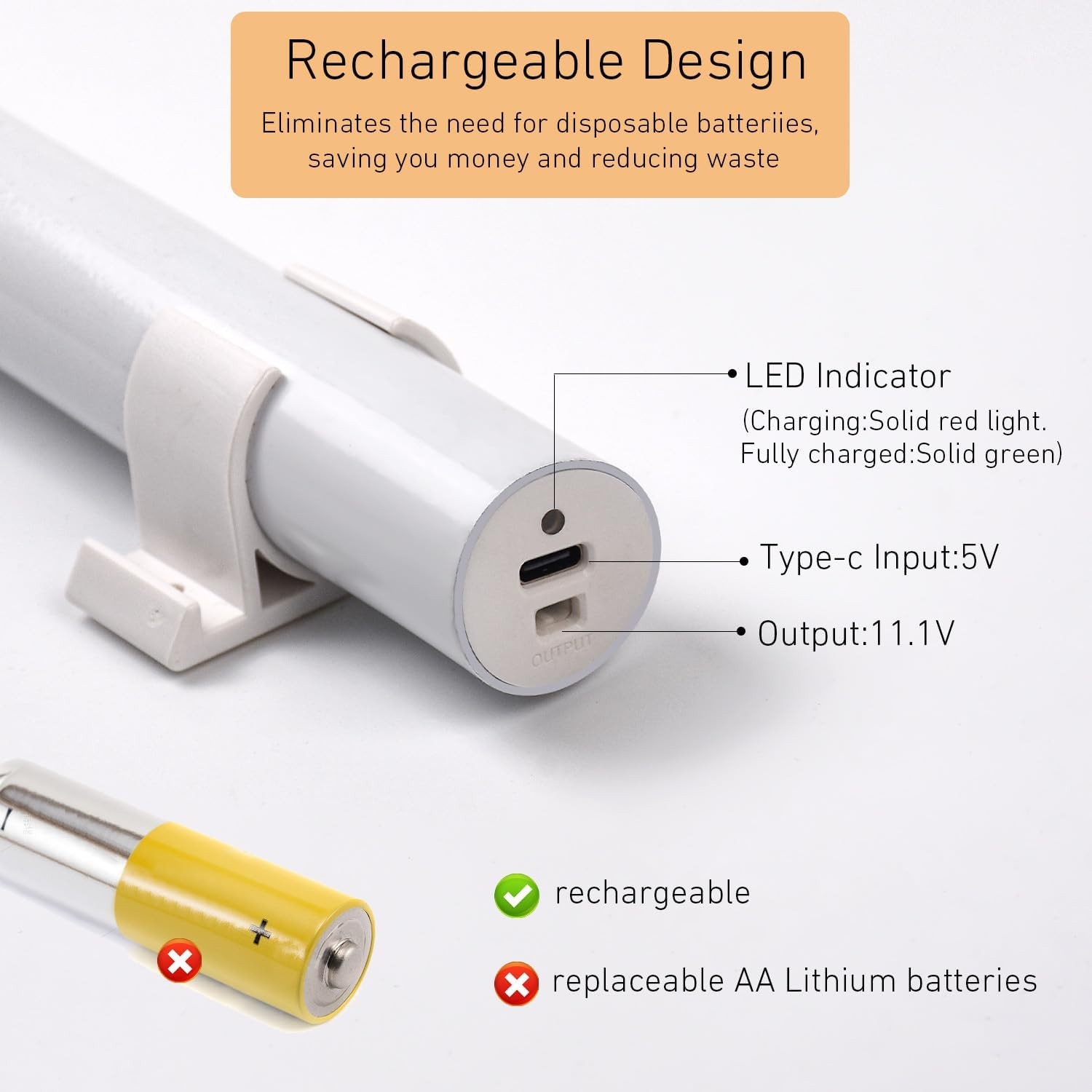 12.6V Rechargeable Battery Pack for Motorized Blinds
