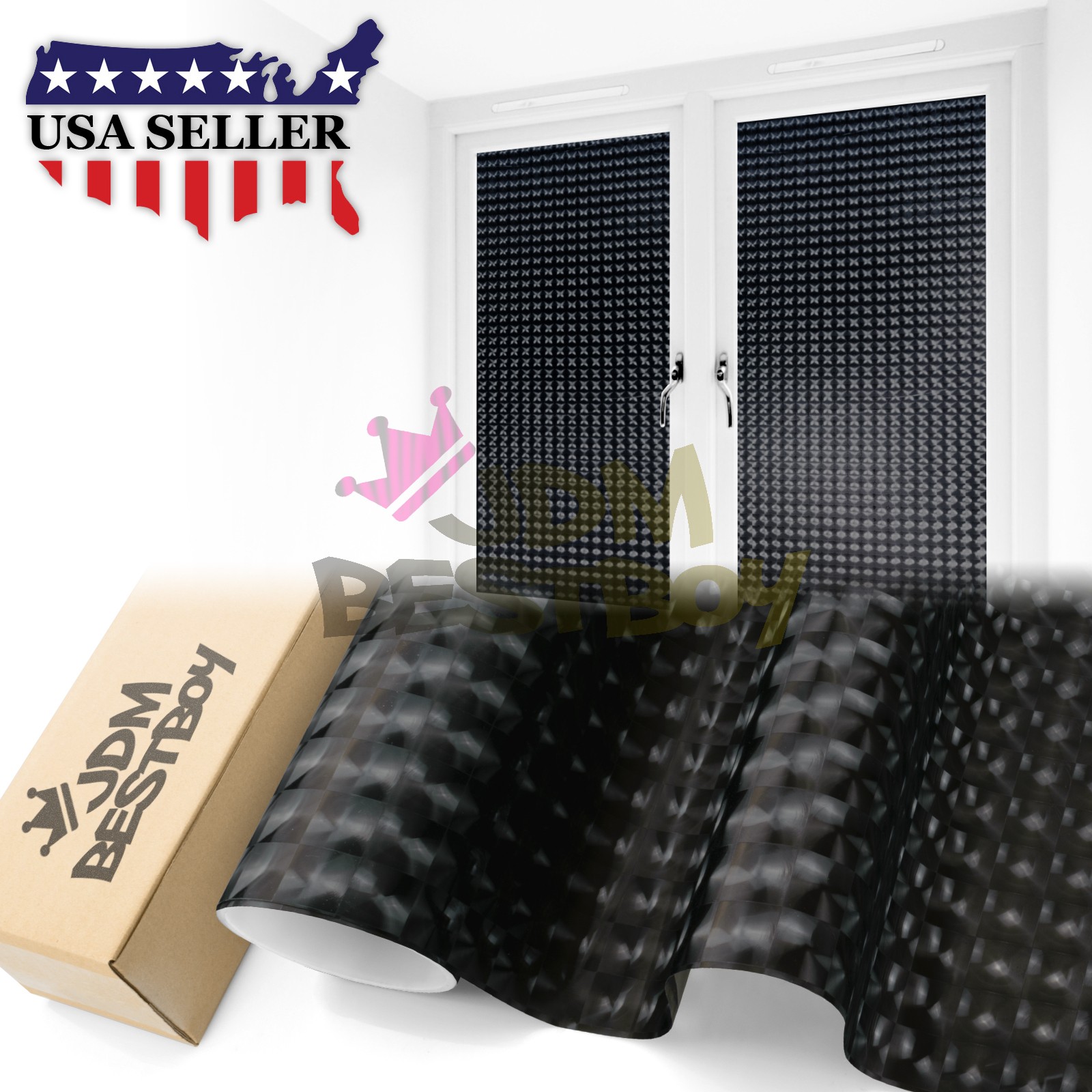Cat Eye Frosted Office Home Kitchen Bathroom Security Privacy Glass Window Film