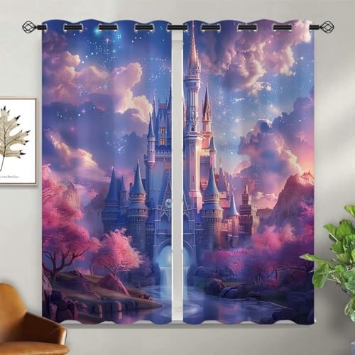 Magic Castle Blackout Curtains for 42″W x 45″L (Pack of 1) Magic Castle_03