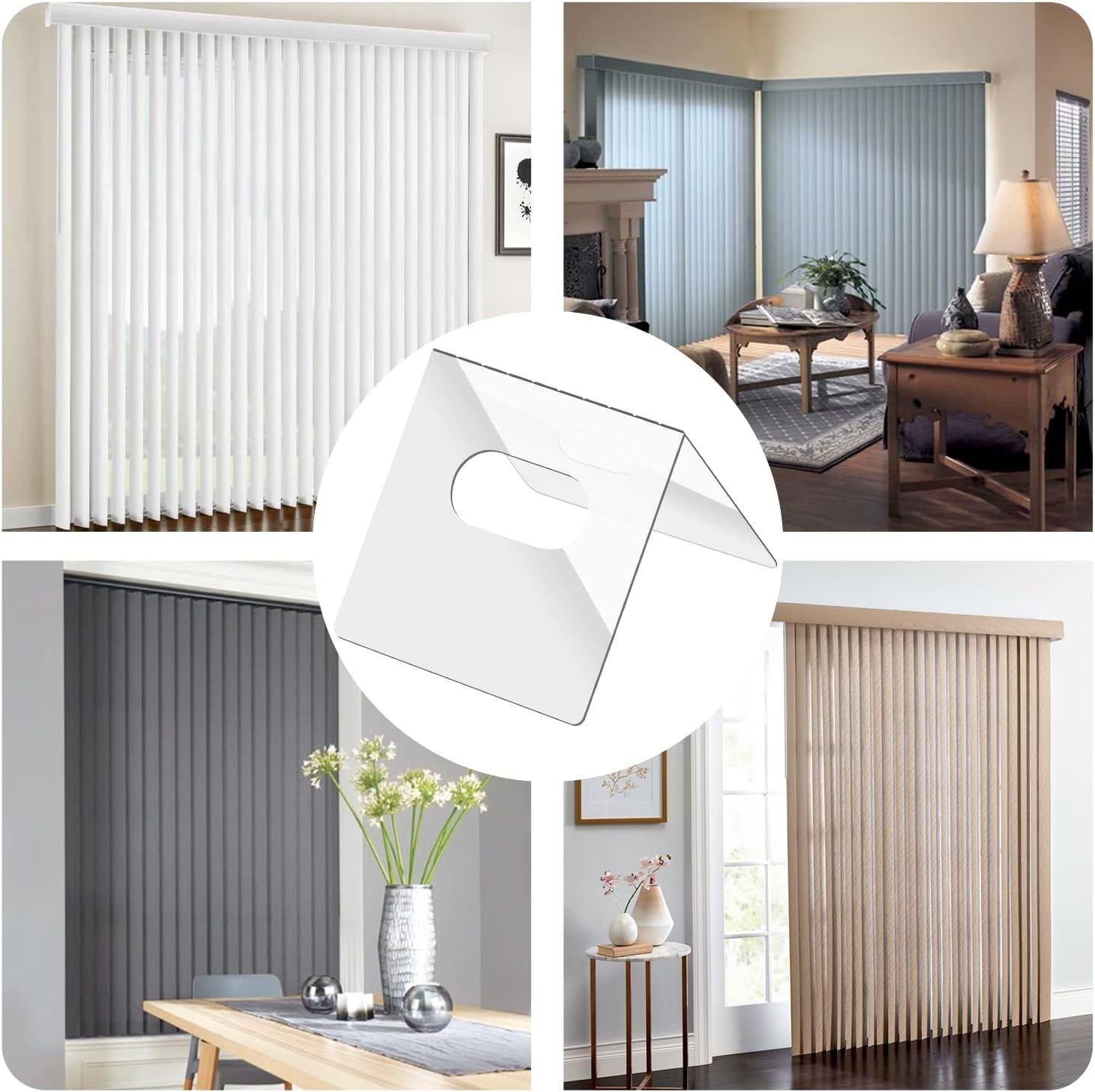 Eco-Friendly 25 Pack of Clear Blind Fixers – Restore Your Vertical Blinds Fast!