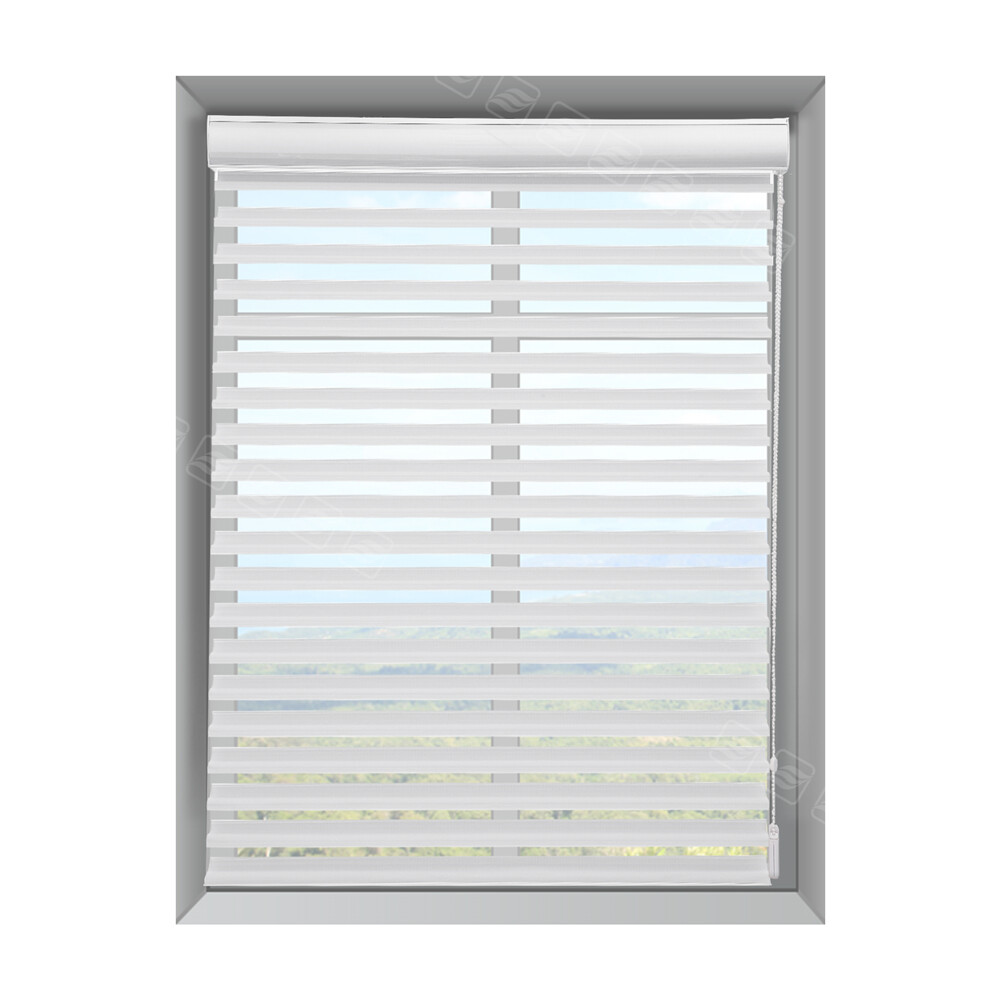 Changshade Custom Corded Light Filtering Shangri-La Roller Shades Window Blinds
