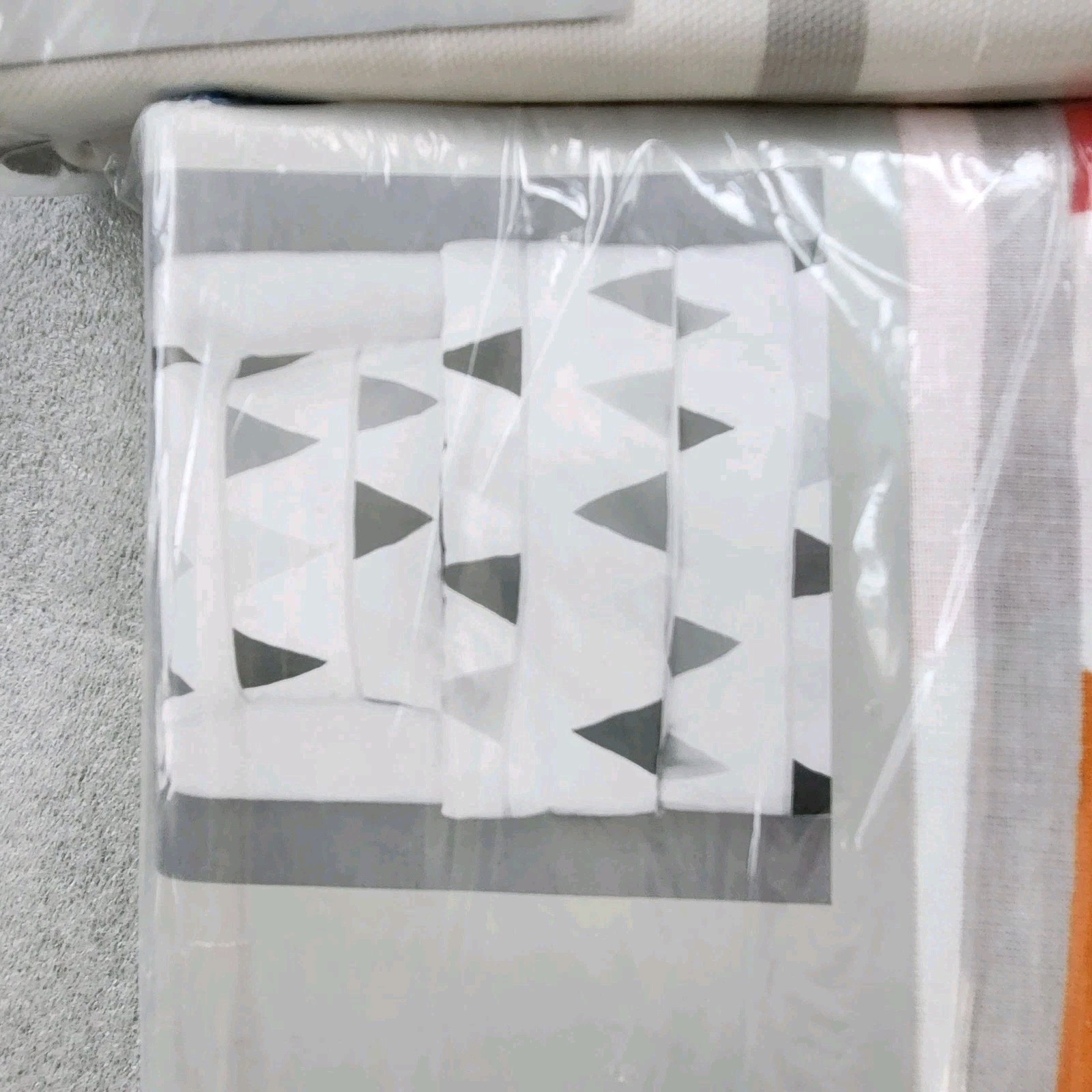 IKEA Vitaminer Vimpel Pennant Curtain Panels & Twin Sheet, Pillow Cover. NOS!